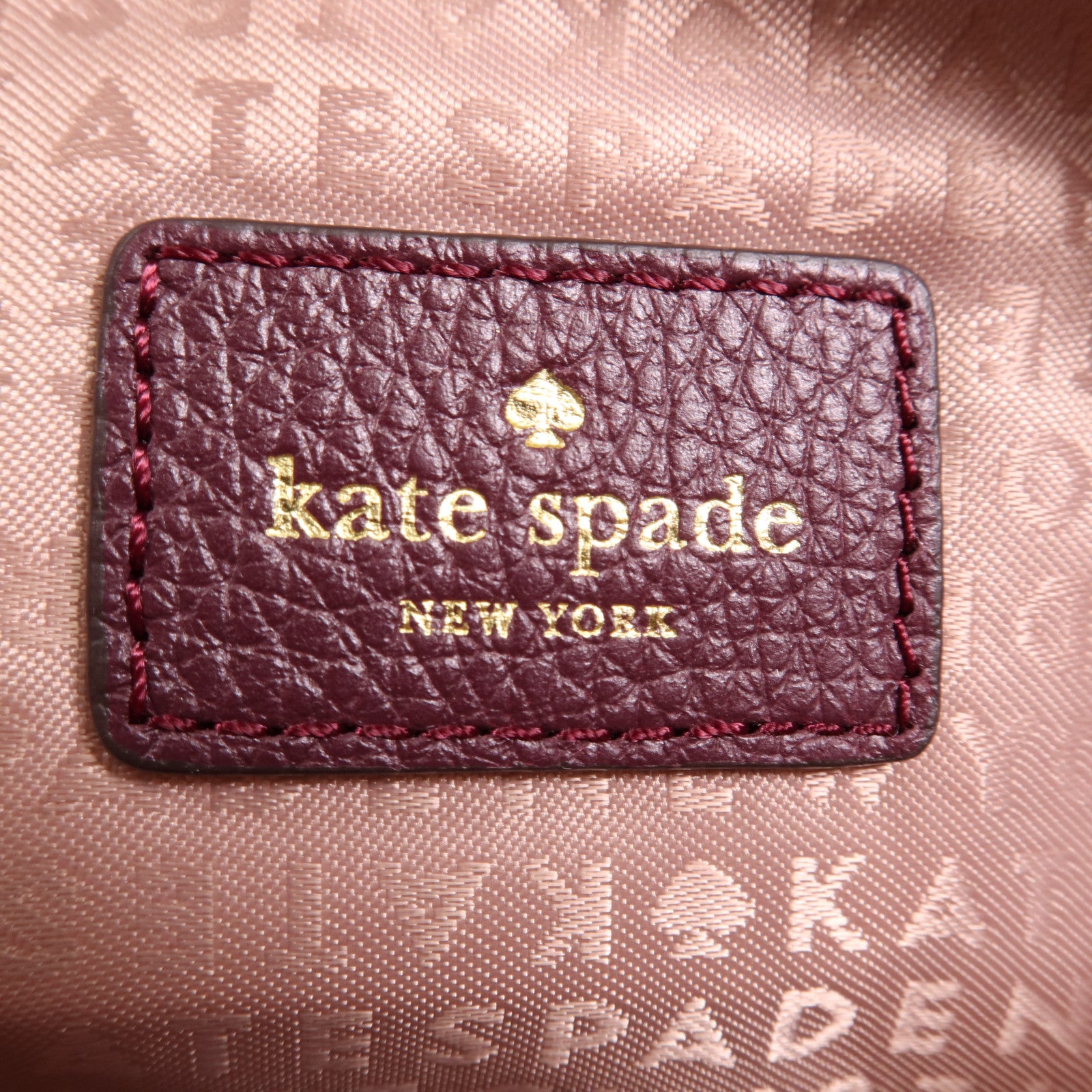 Kate Spade 牛皮皮革Shoulder Bag金扣肩背袋