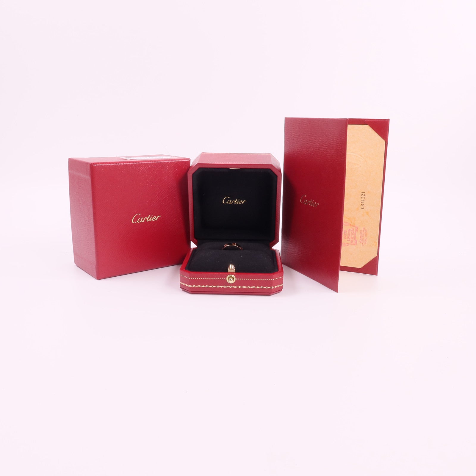 CARTIER 18K玫瑰金Mini Love Ring戒指