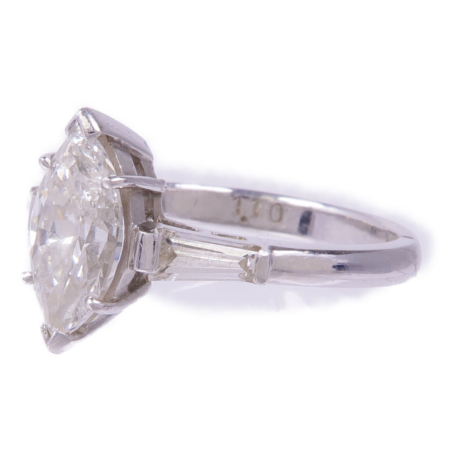 JEWELRY PT鉑金Diamond Ring鑽石戒指US#5