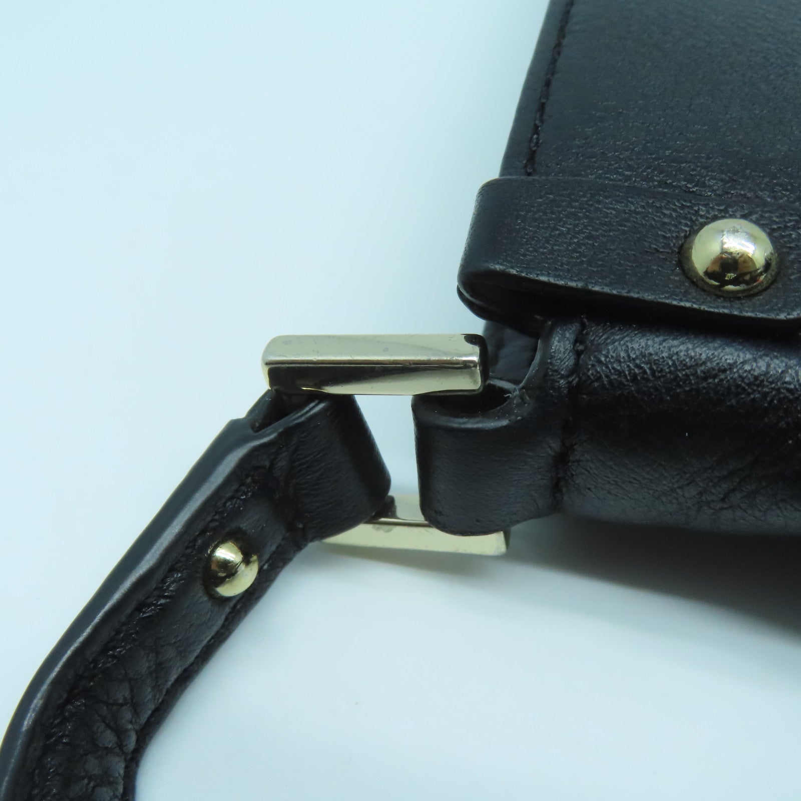 Kate Spade 牛皮皮革Shoulder Bag金扣肩背袋黑色