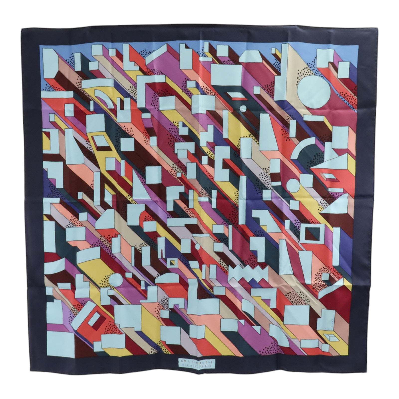 HERMES 絲質Scarf 90x90cm絲巾