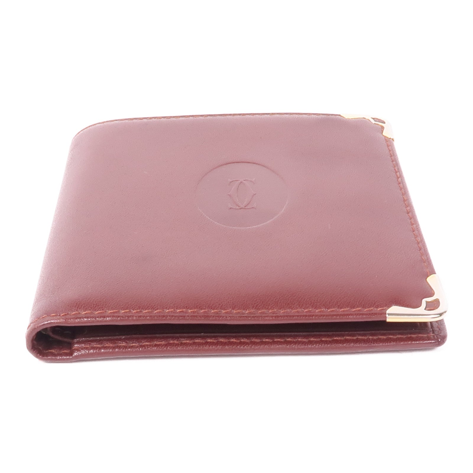 CARTIER 皮革Wallet金扣錢包