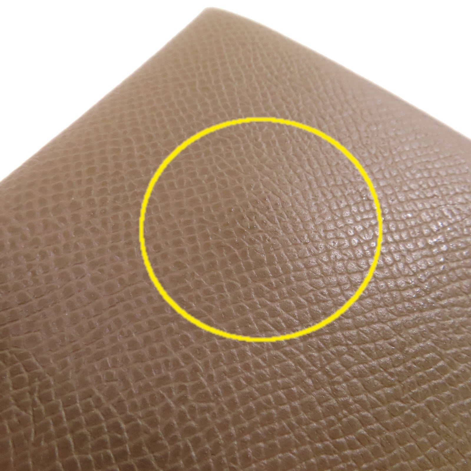 HERMES Epsom皮革Bastia Coin Purse銀扣零錢包Etoupe大象灰色