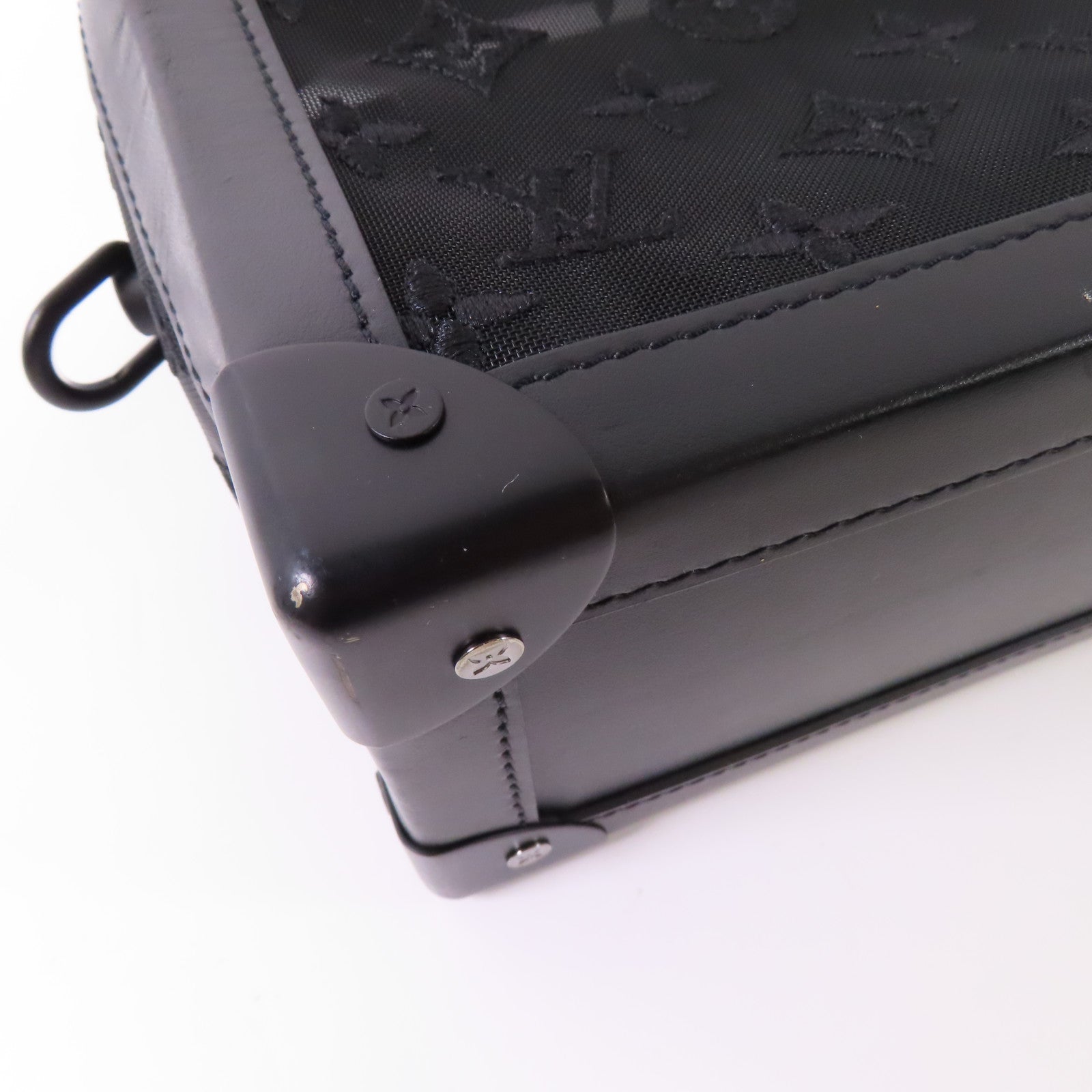 LOUIS VUITTON Monogram Embroidery Soft Trunk肩背袋