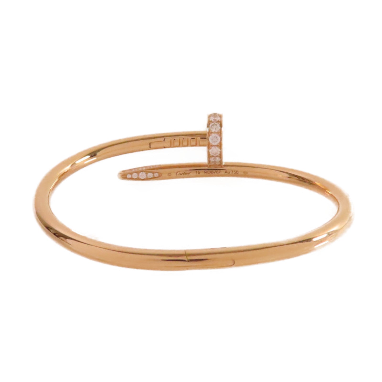 CARTIER 18K玫瑰金Juste Un Clou Bracelet手鐲#15