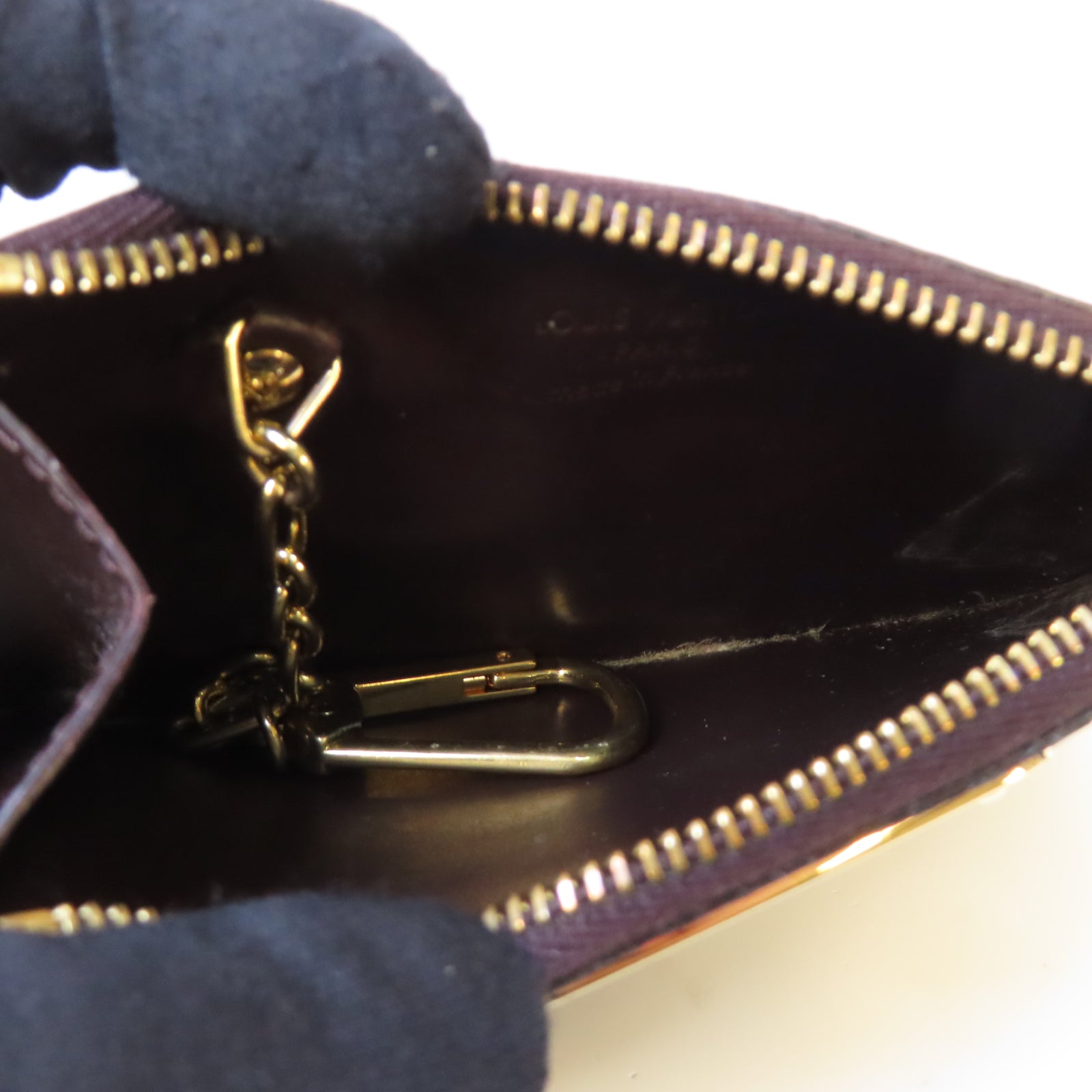 LOUIS VUITTON 【激減優惠】Vernis Coin Case金扣零錢包酒紅色