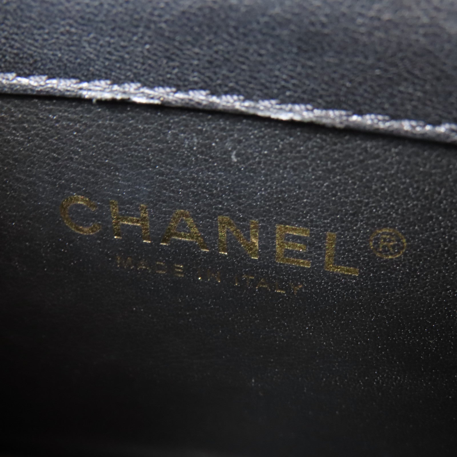CHANEL 【激減優惠】菱格牛皮皮革Chain Shoulder金扣手挽肩背兩用袋黑色