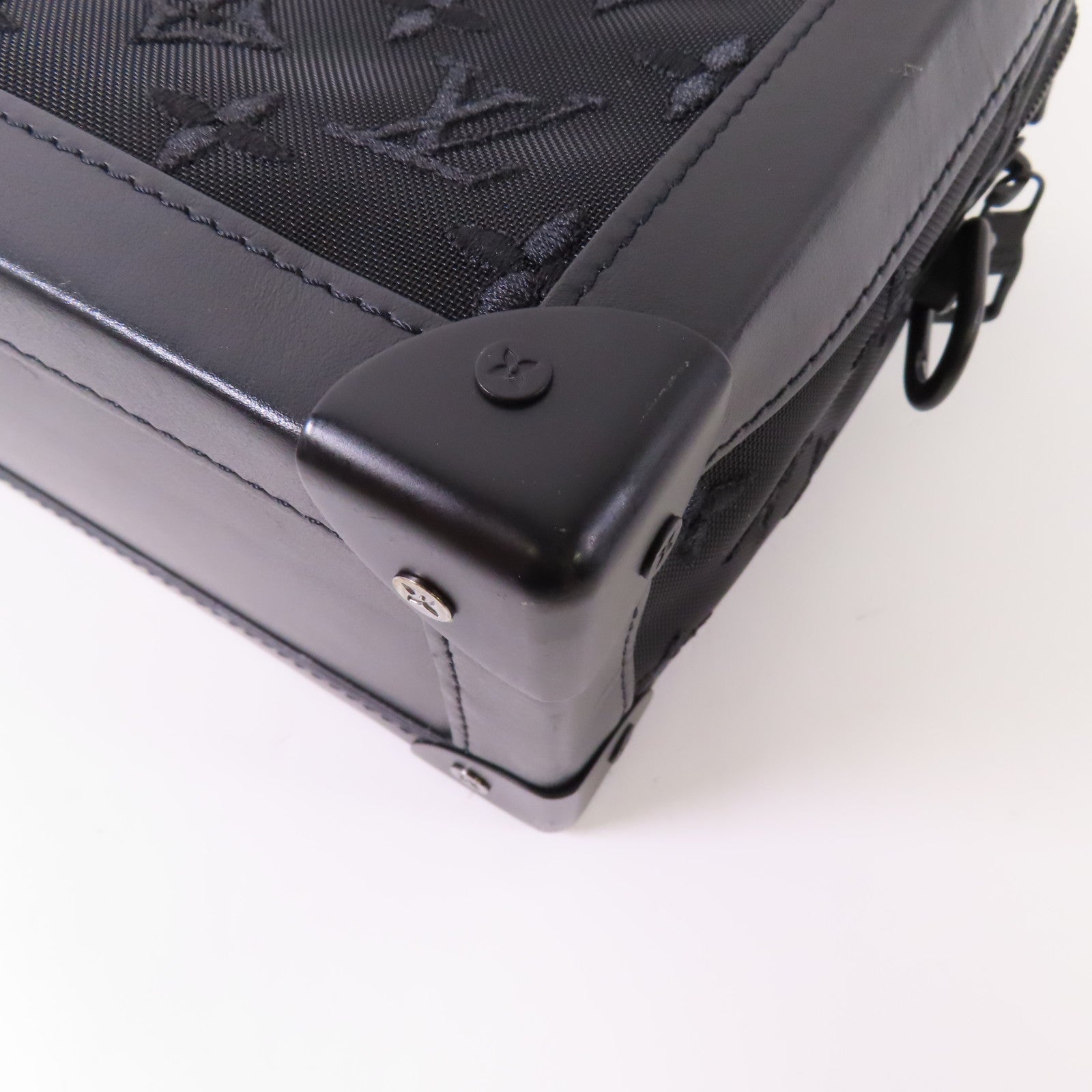 LOUIS VUITTON Monogram Embroidery Soft Trunk肩背袋