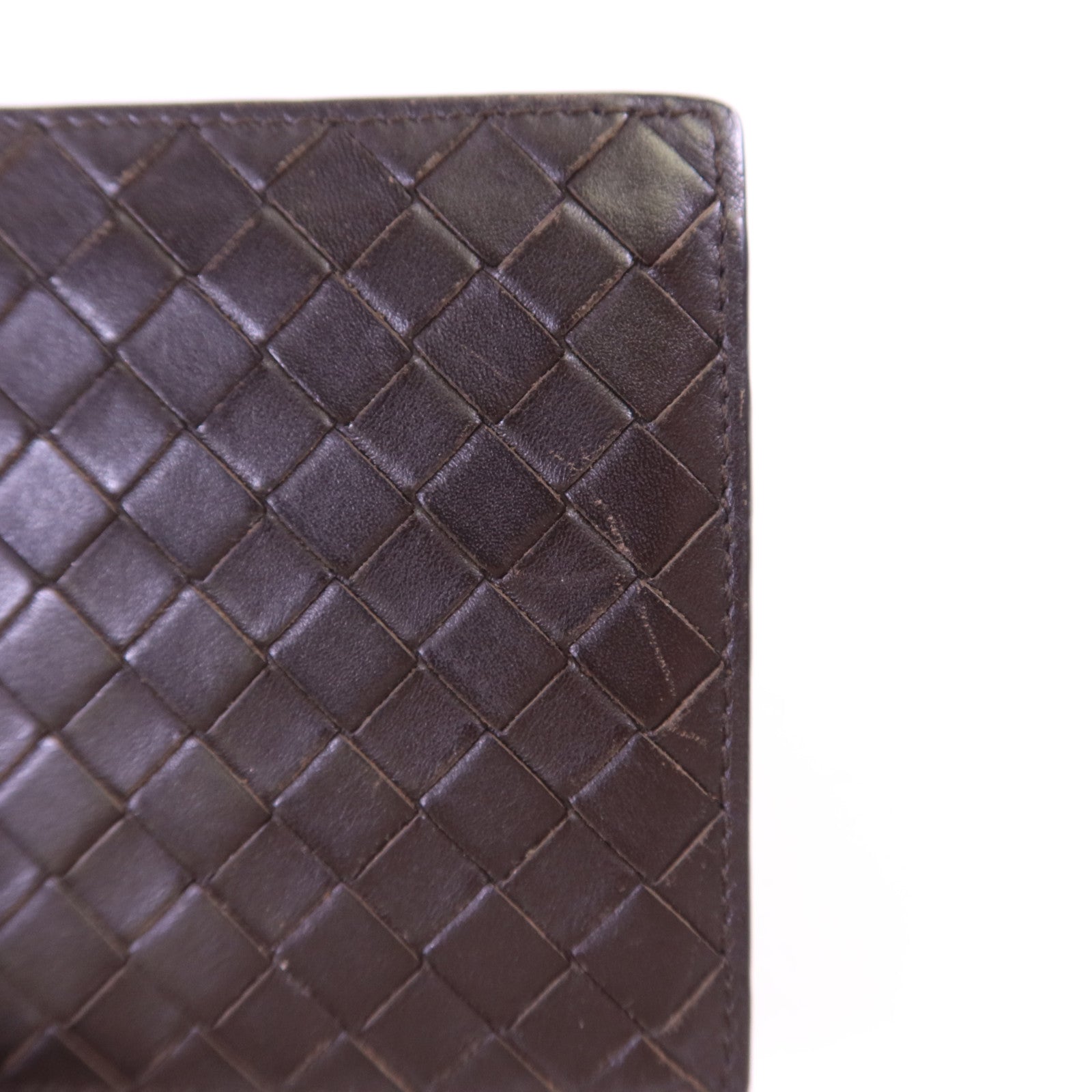 BOTTEGA VENETA 【激減優惠】羊皮皮革Bifold Money Clip Wallet錢包