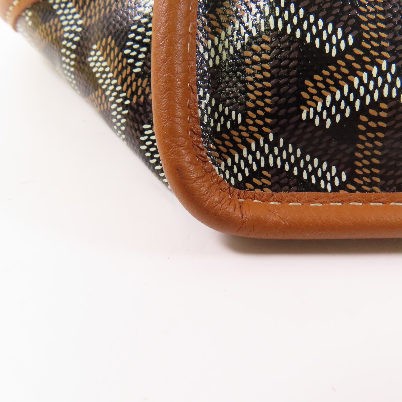 GOYARD 塗層帆布Anjou Mini Bag銀扣手挽袋