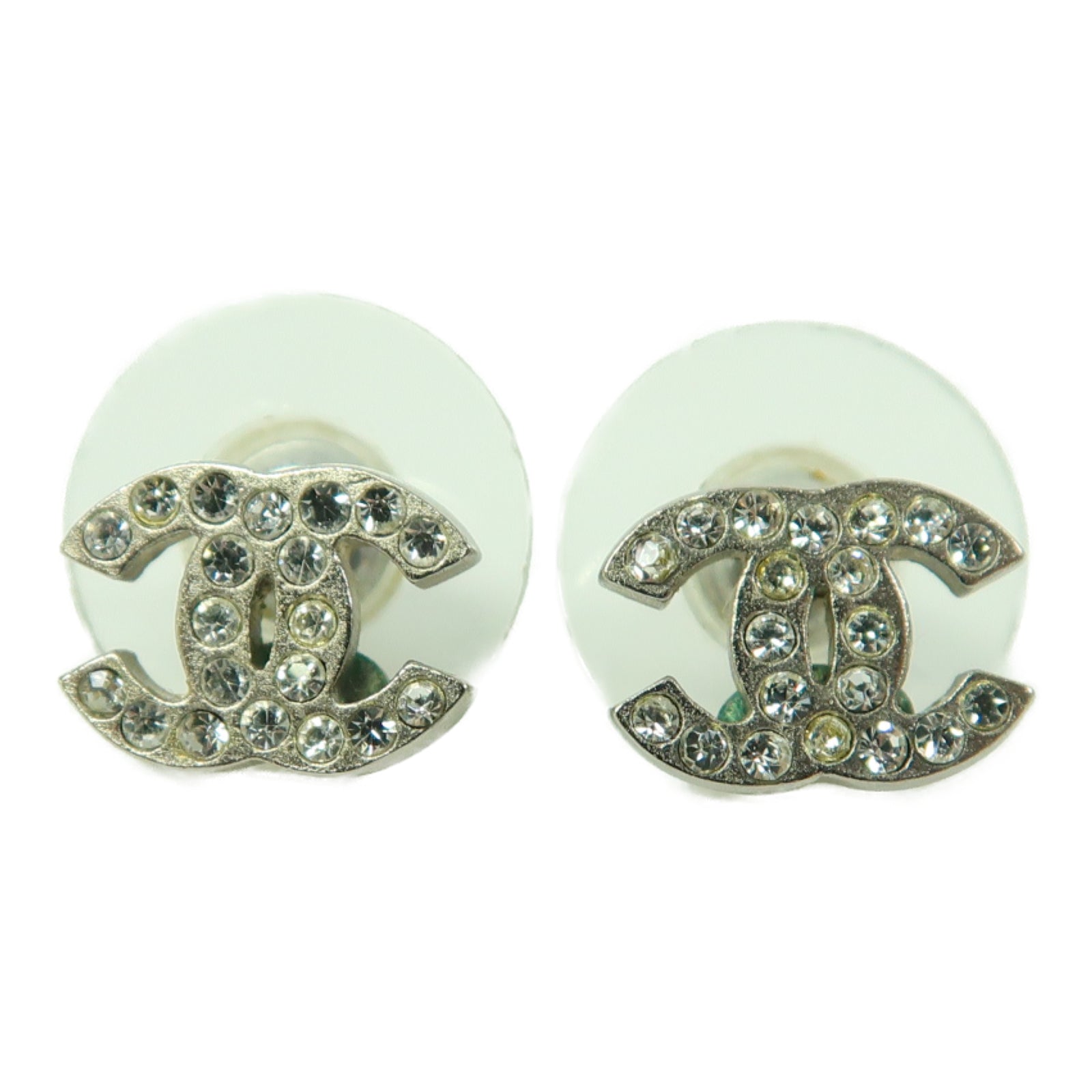CHANEL 金屬Earrings耳環銀色
