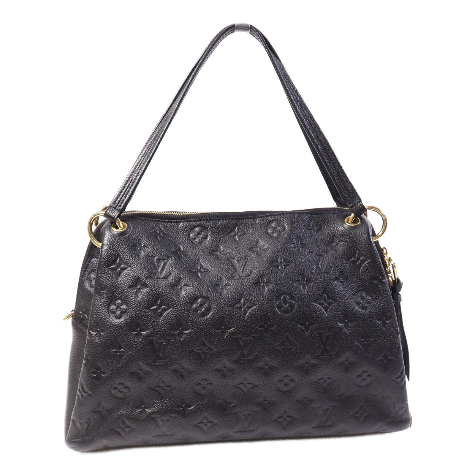 LOUIS VUITTON Monogram Empreinte Ponthieu MM金扣手挽肩背兩用袋