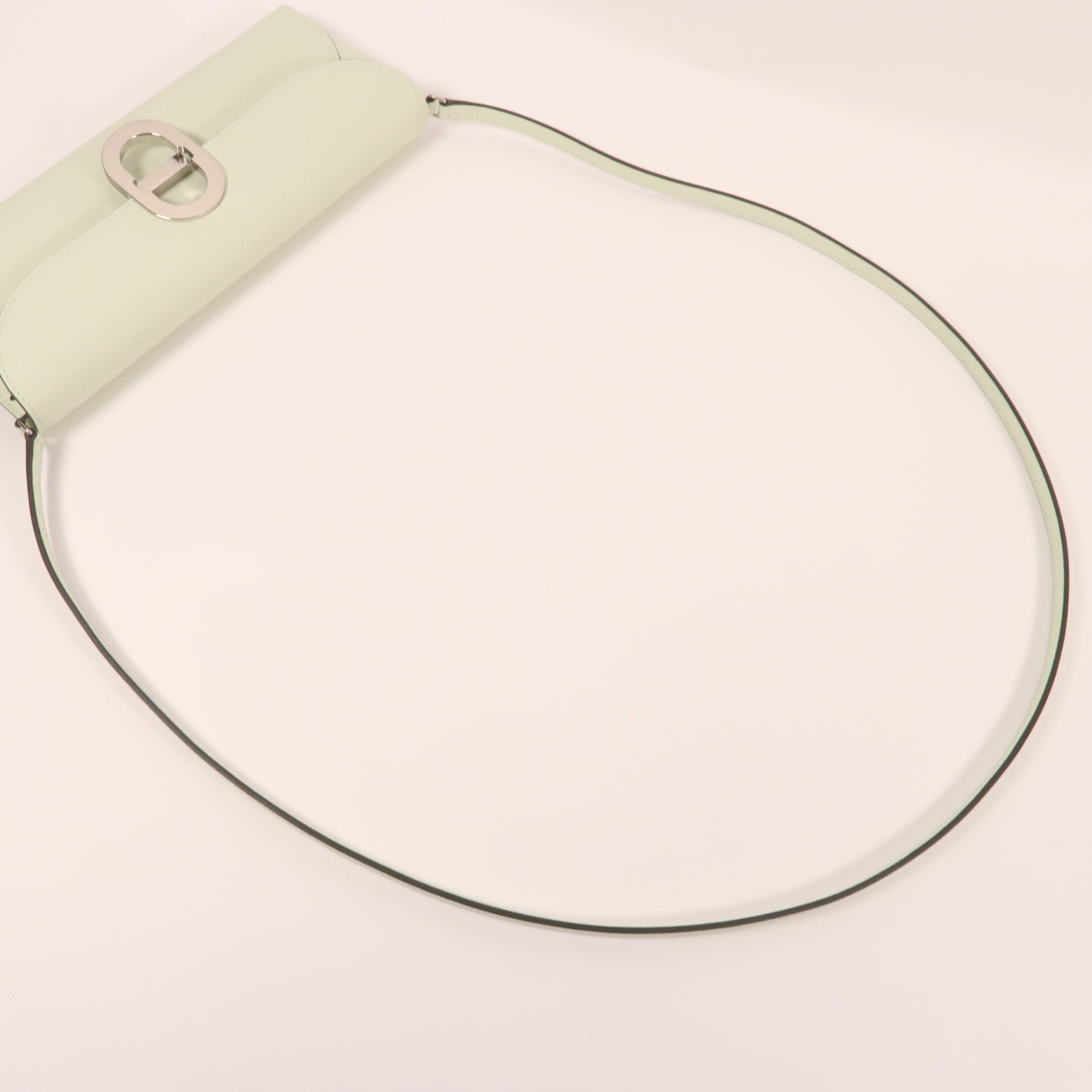 HERMES Epsom皮革Maillon To Go銀扣肩背袋