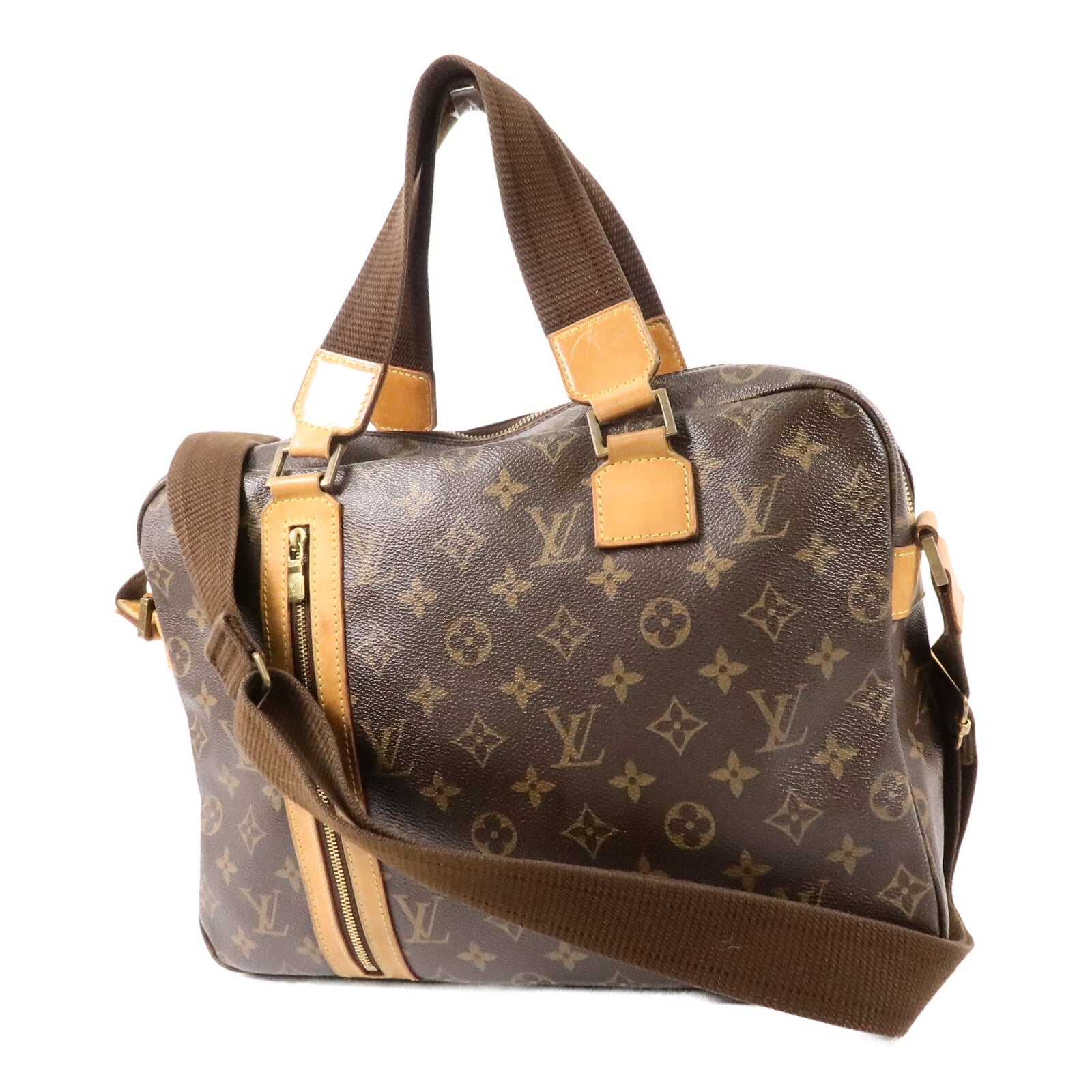 LOUIS VUITTON Monogram Sac Bosphore金扣手挽肩背兩用袋