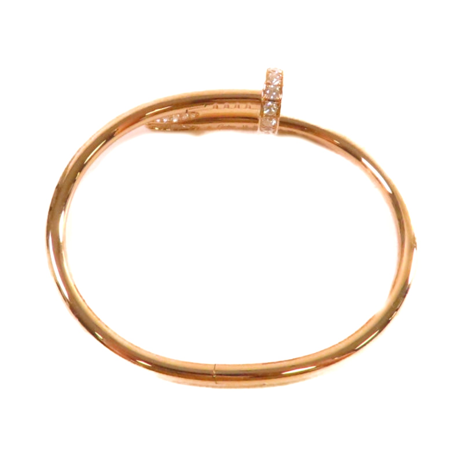 CARTIER 18K玫瑰金Juste Un Clou Bracelet手鐲#15
