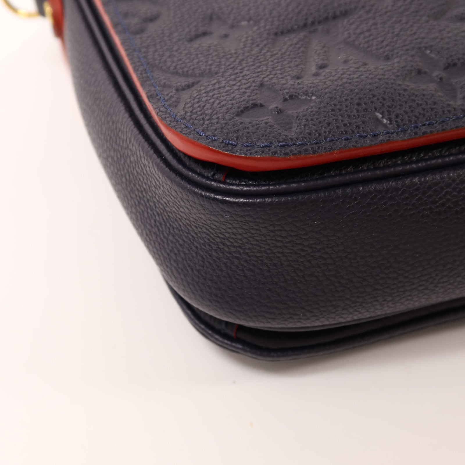 LOUIS VUITTON Monogram Empreinte Pochette Metis金扣手挽肩背兩用袋