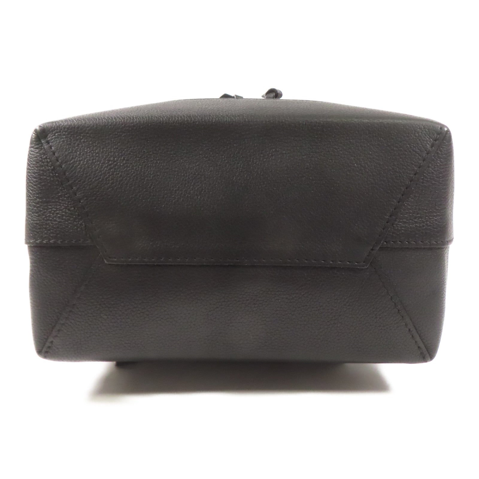 LOUIS VUITTON LV SHW Lock Me Backpack M41815 Calfskin Leather Black Noir