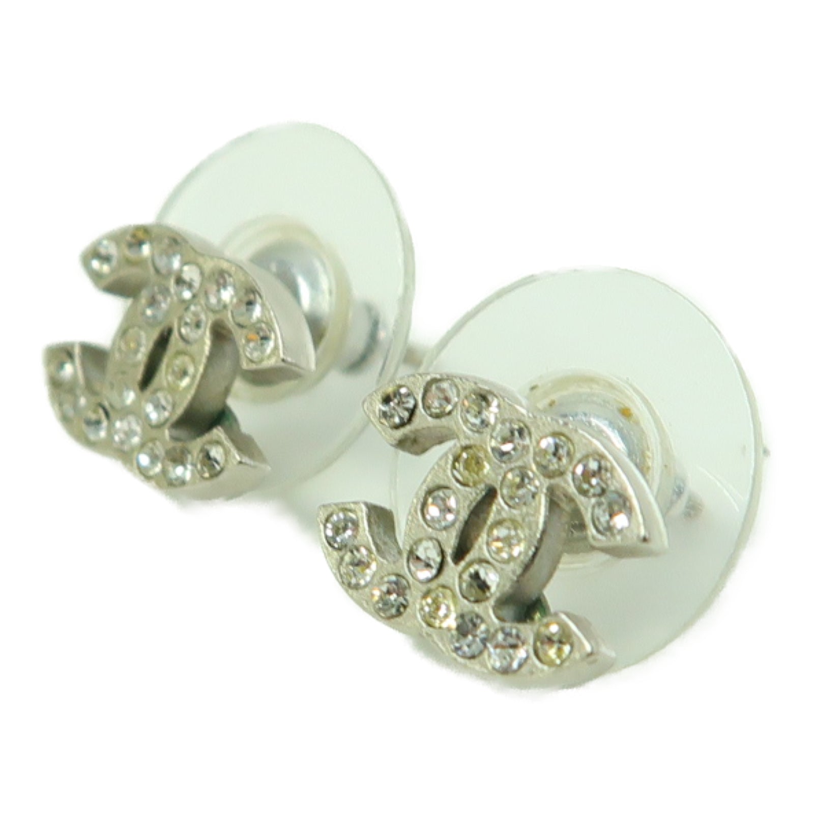 CHANEL 金屬Earrings耳環銀色
