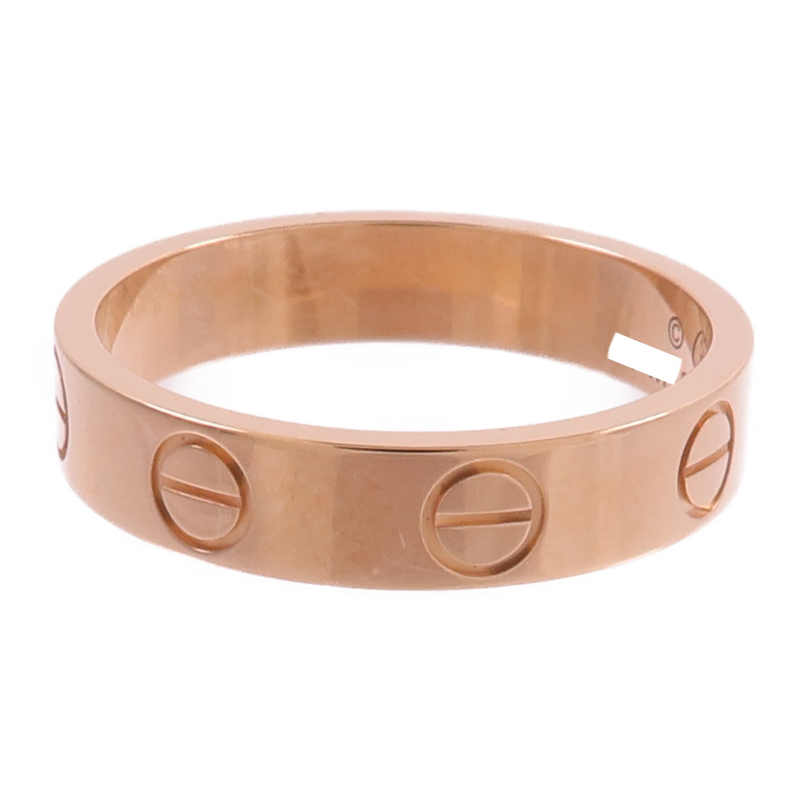 CARTIER 18K玫瑰金Mini Love Ring戒指