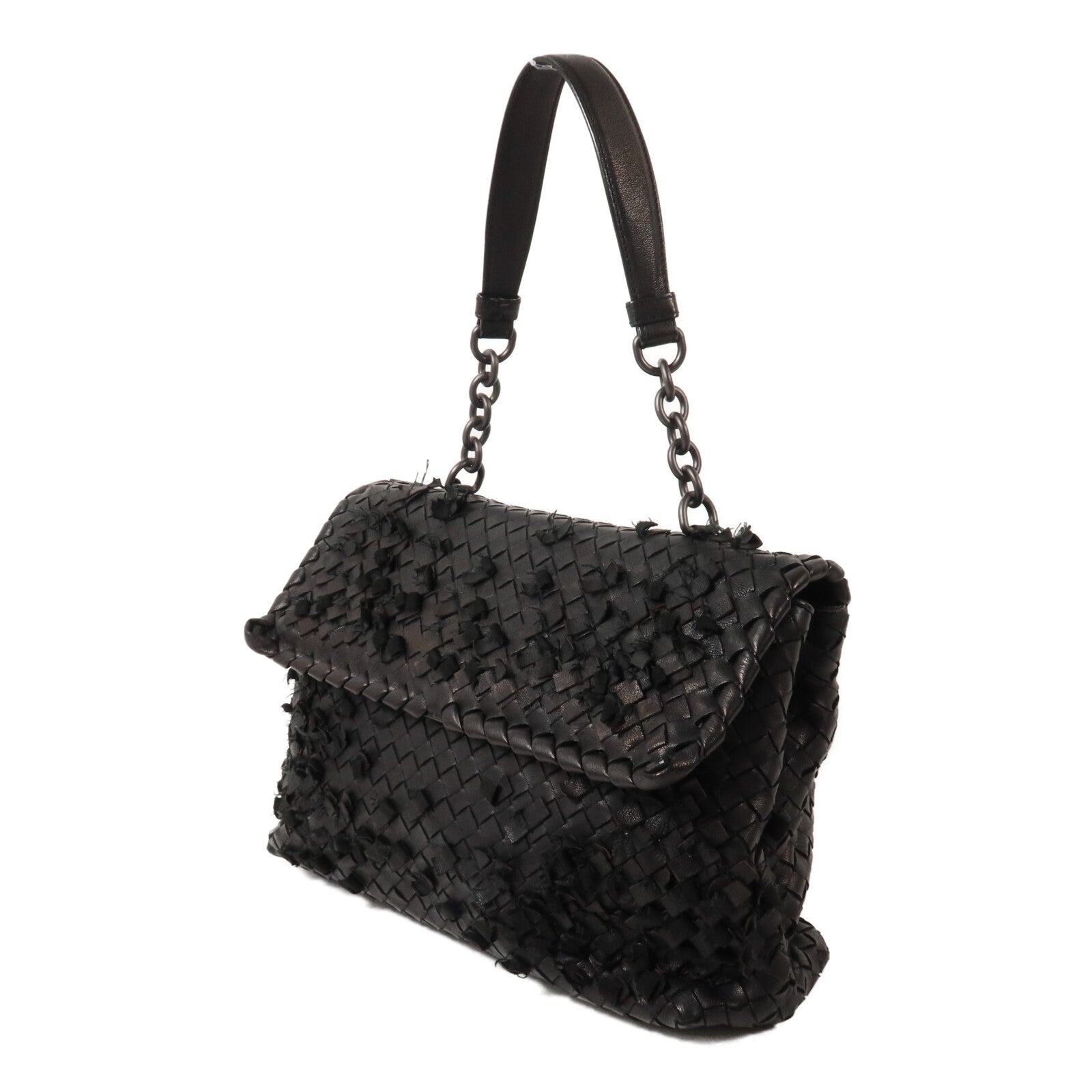 BOTTEGA VENETA 牛皮皮革Shoulder Bag鏈帶肩背袋