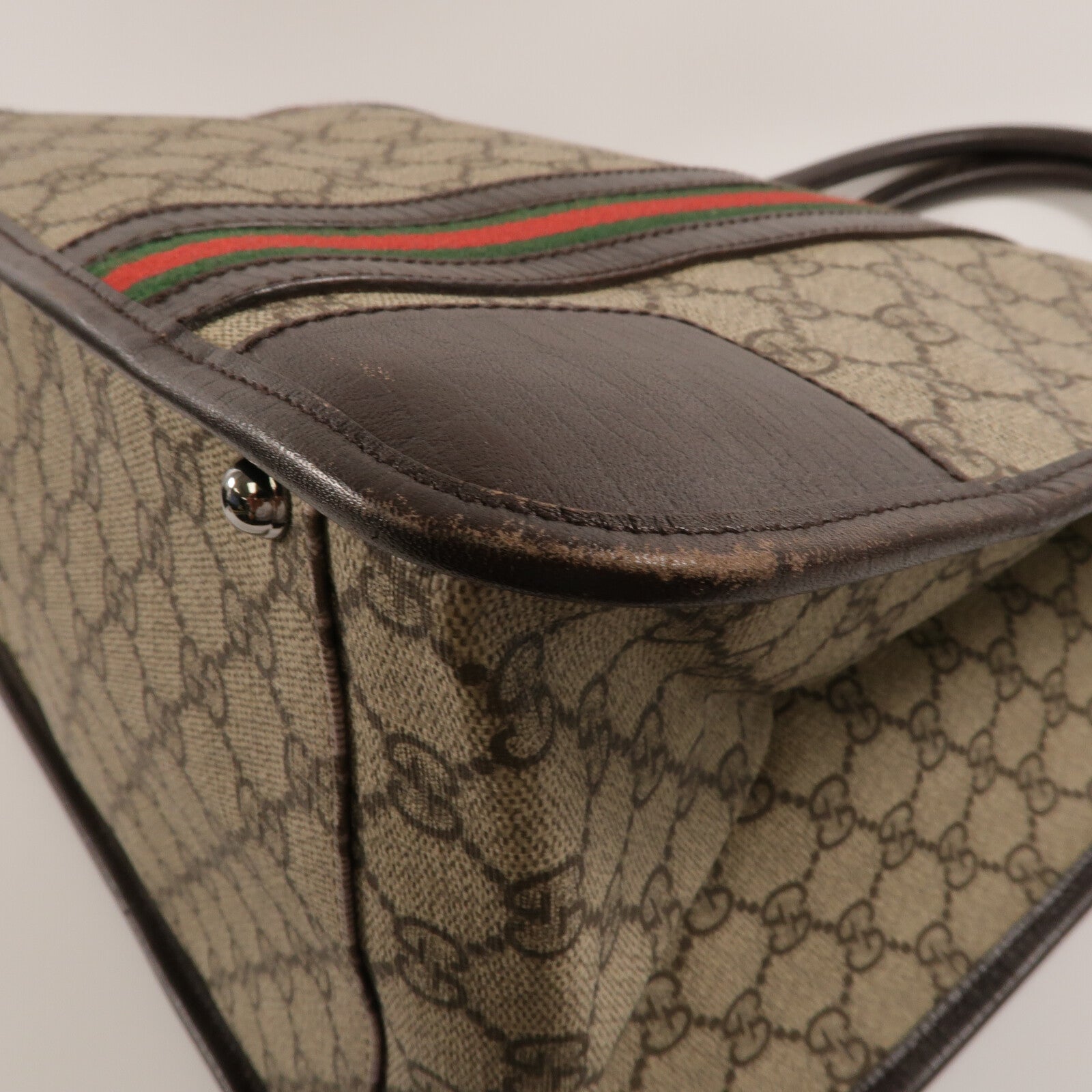 GUCCI 塗層帆布Sherry Shoulder Tote Bag手挽袋