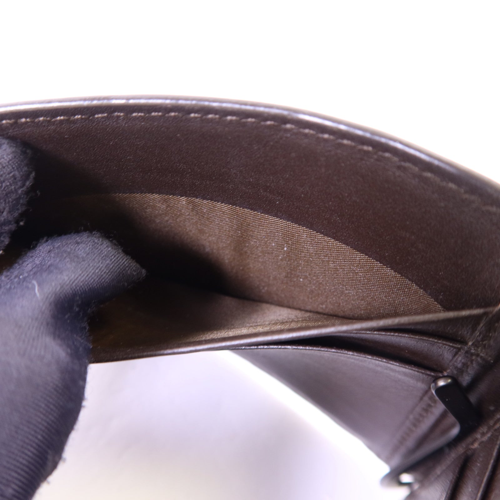BOTTEGA VENETA 【激減優惠】羊皮皮革Bifold Money Clip Wallet錢包