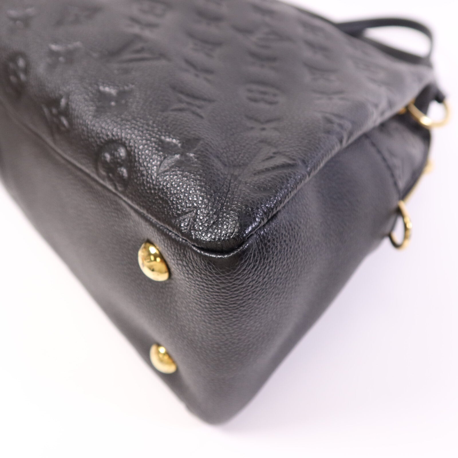 LOUIS VUITTON Monogram Empreinte Ponthieu MM金扣手挽肩背兩用袋