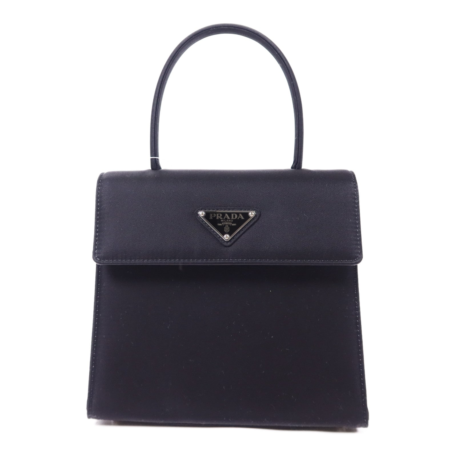 PRADA 尼龍Handbag銀扣手挽袋