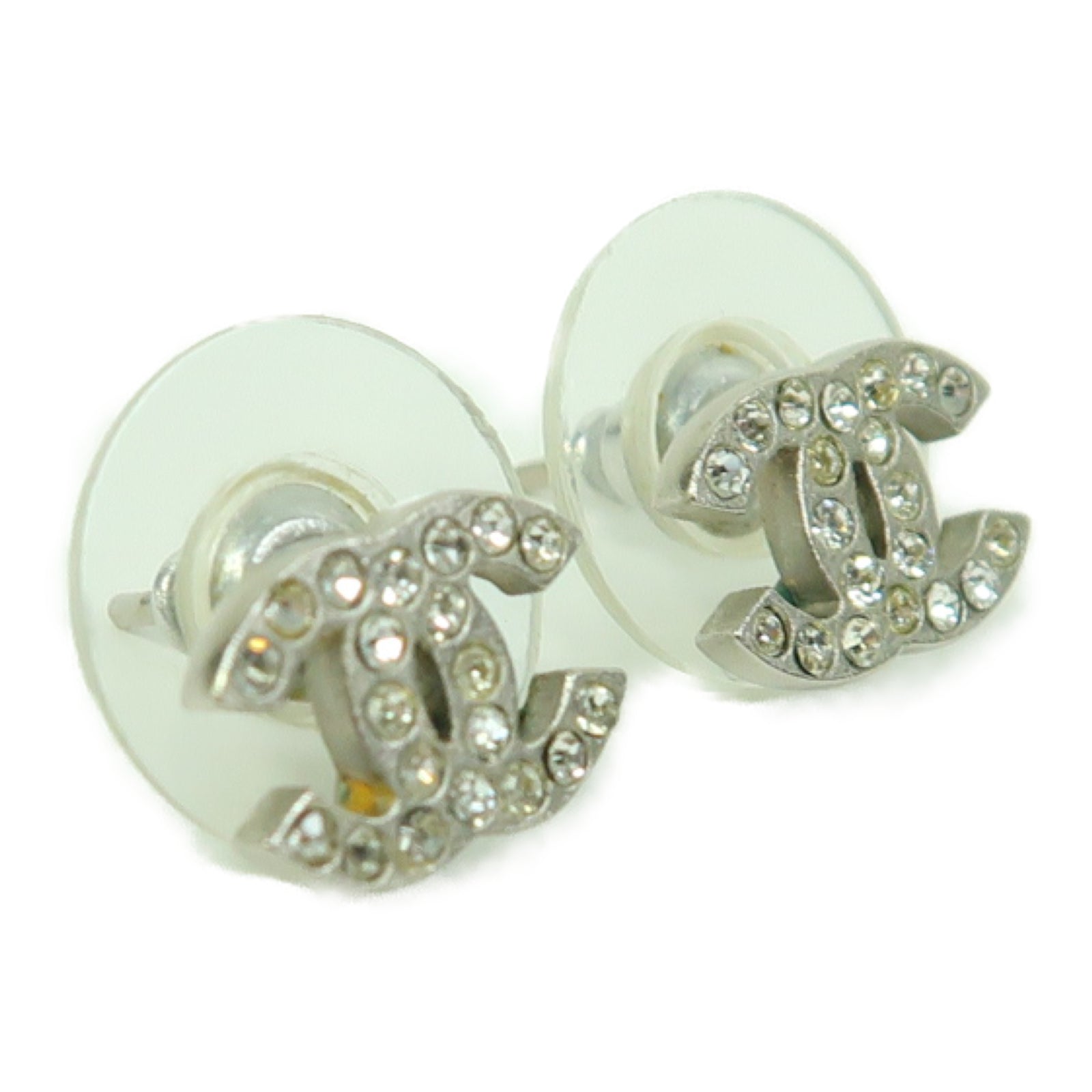 CHANEL 金屬Earrings耳環銀色