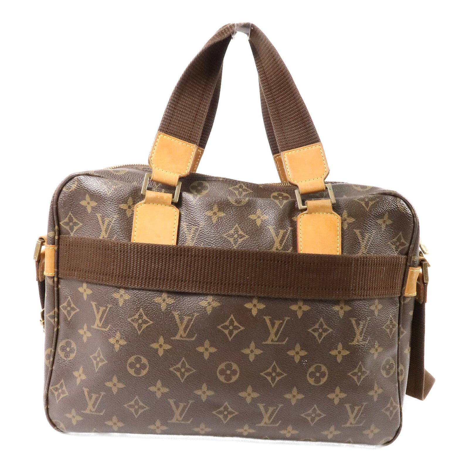 LOUIS VUITTON Monogram Sac Bosphore金扣手挽肩背兩用袋