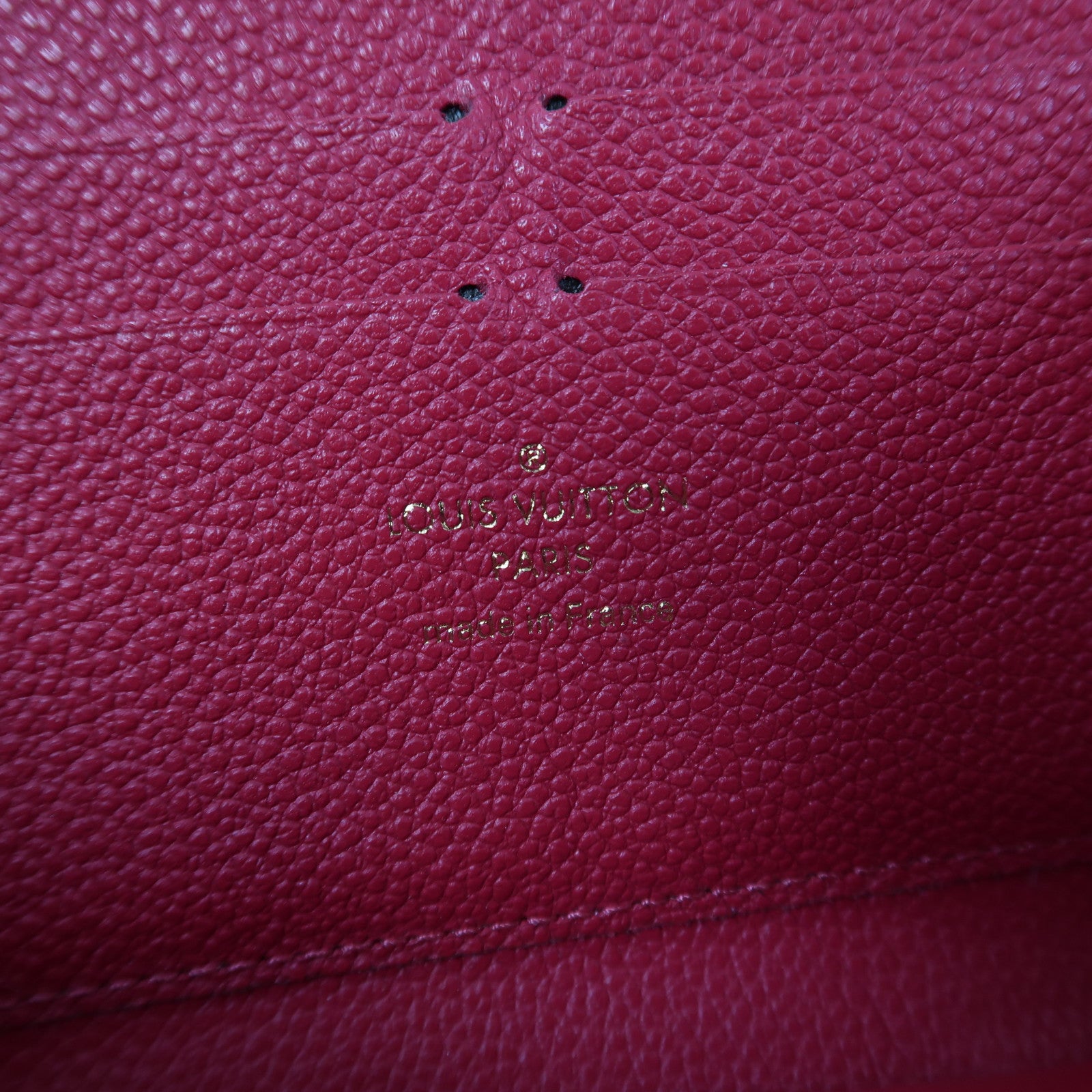 LOUIS VUITTON Monogram Empreinte Long Wallet金扣長錢包粉紅色