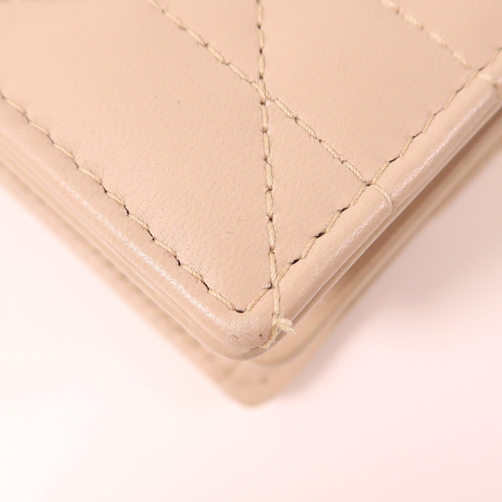 Dior 羊皮皮革Miss Caro金扣肩背袋