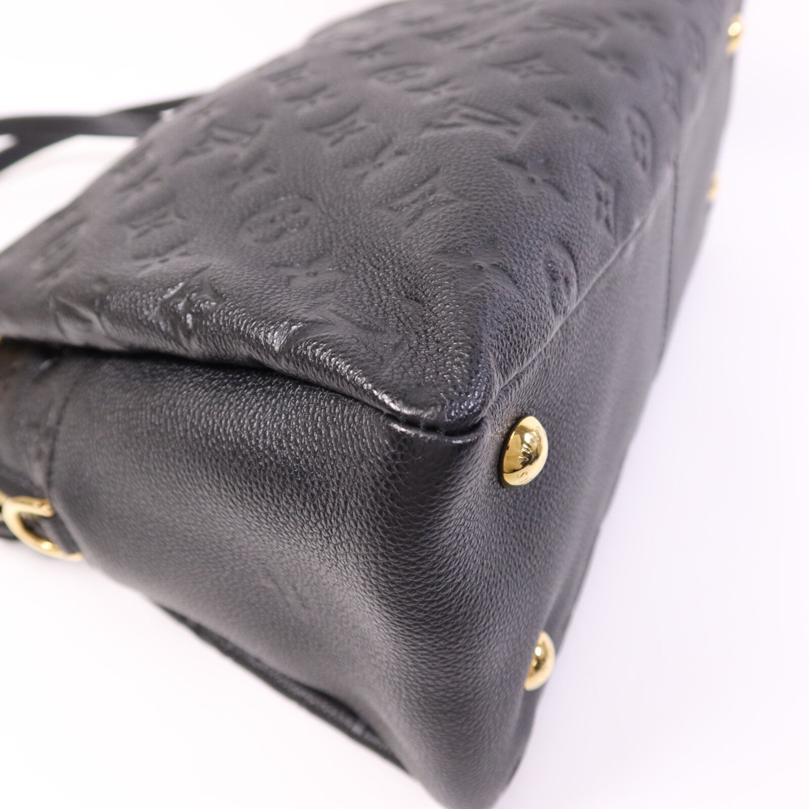 LOUIS VUITTON Monogram Empreinte Ponthieu MM金扣手挽肩背兩用袋