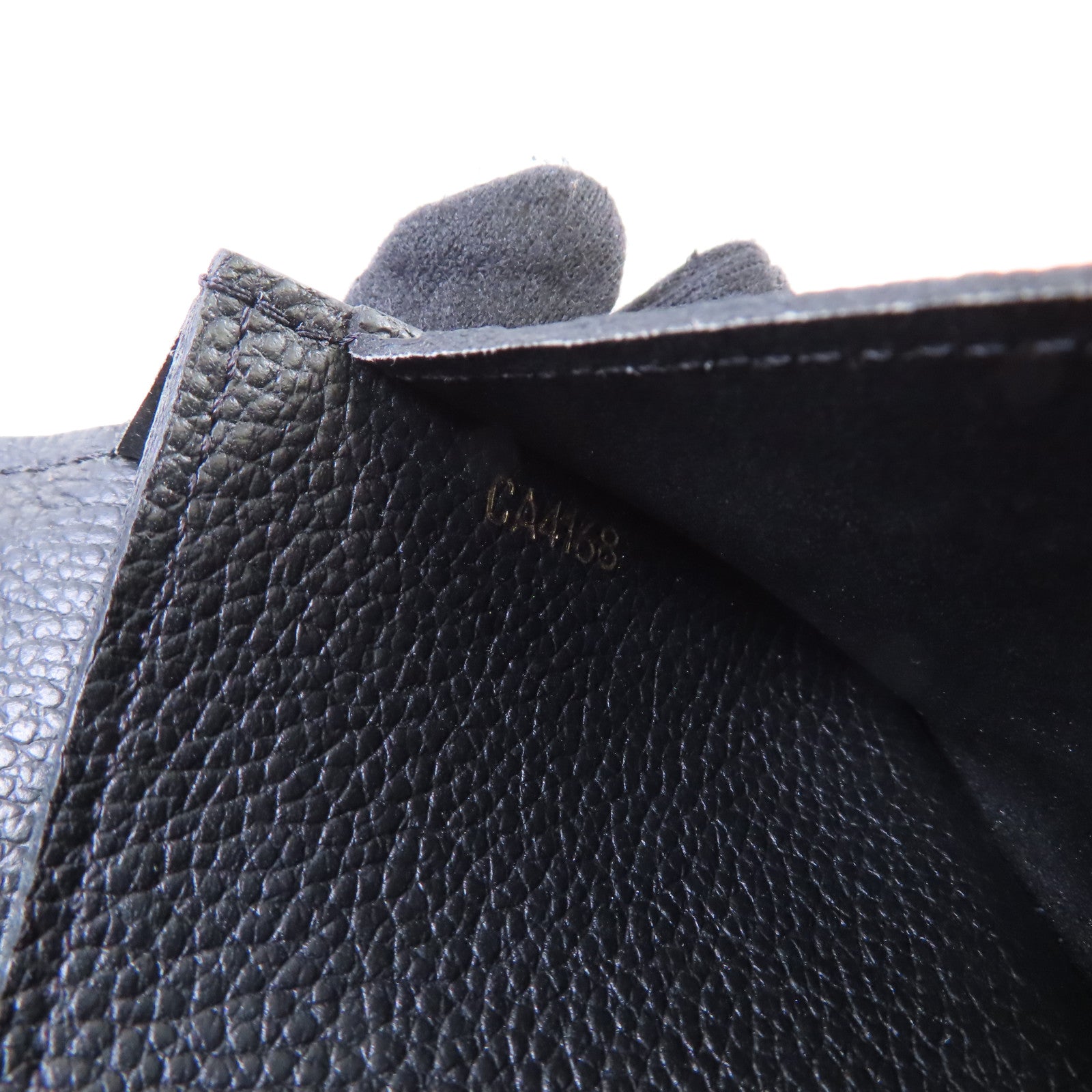 LOUIS VUITTON Monogram Empreinte Business Card Holder金扣卡片套黑色
