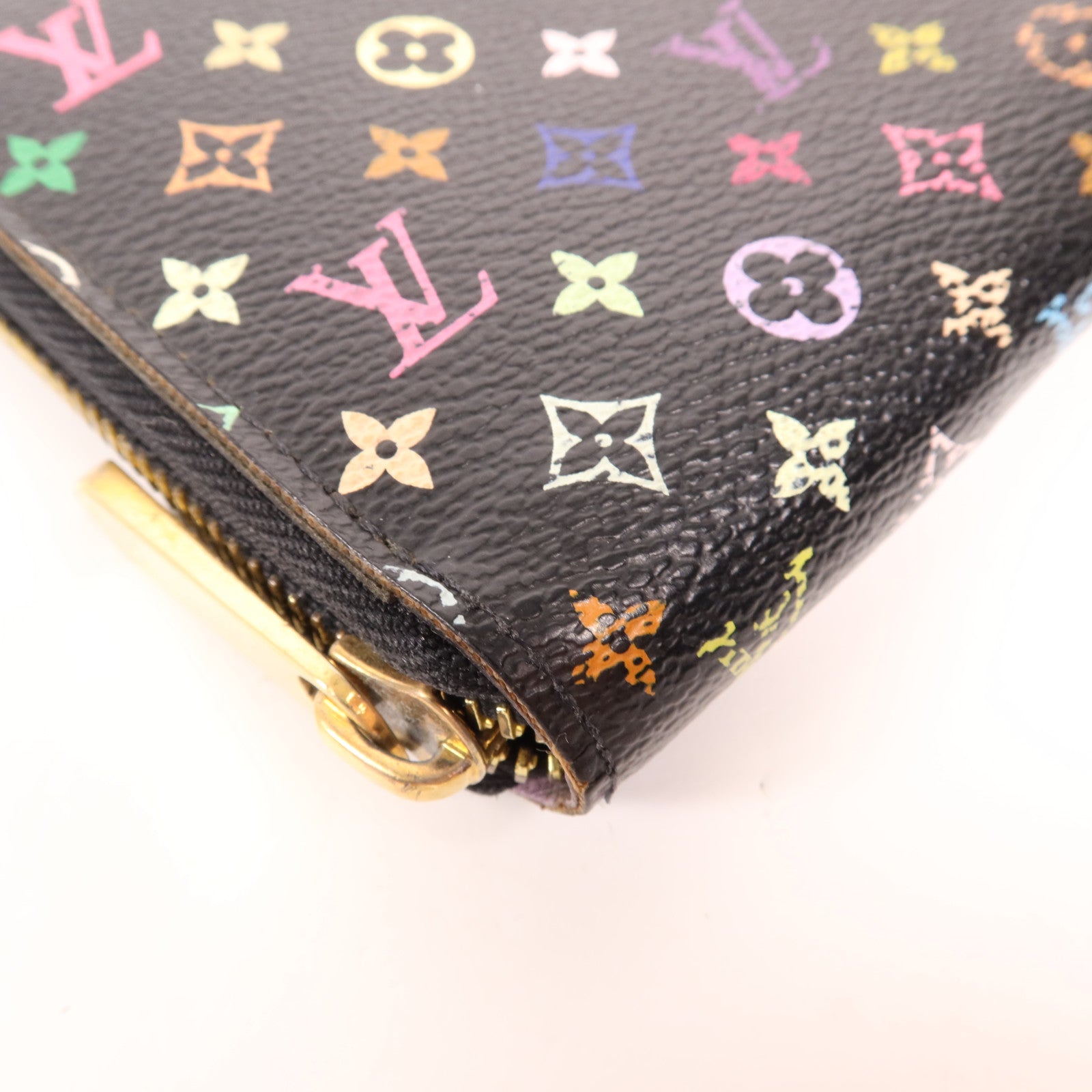 LOUIS VUITTON Monogram Multicolore Zipper Long Wallet金扣長錢包