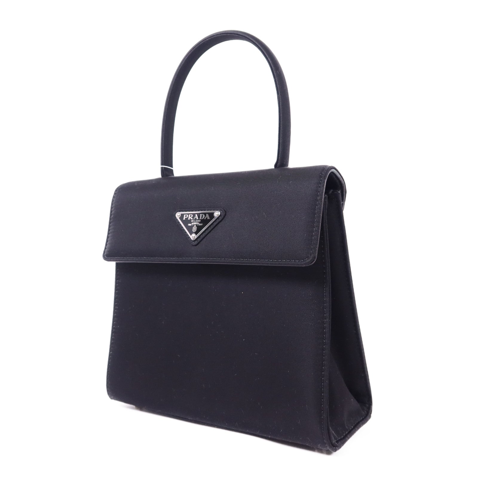 PRADA 尼龍Handbag銀扣手挽袋