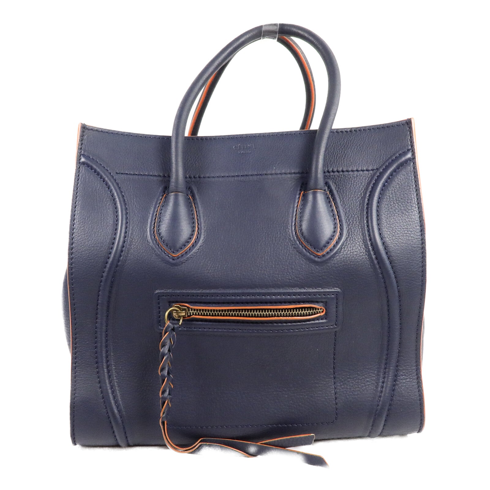 CELINE 牛皮皮革Phantom Luggage Medium手挽袋