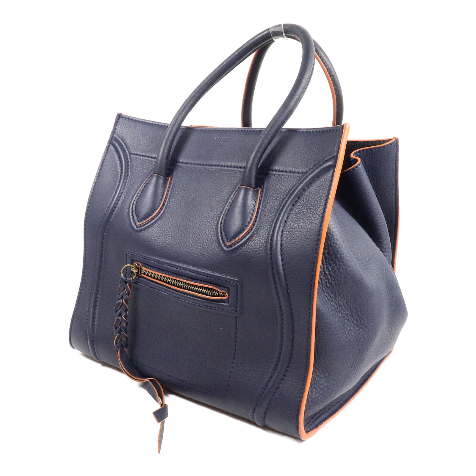 CELINE 牛皮皮革Phantom Luggage Medium手挽袋