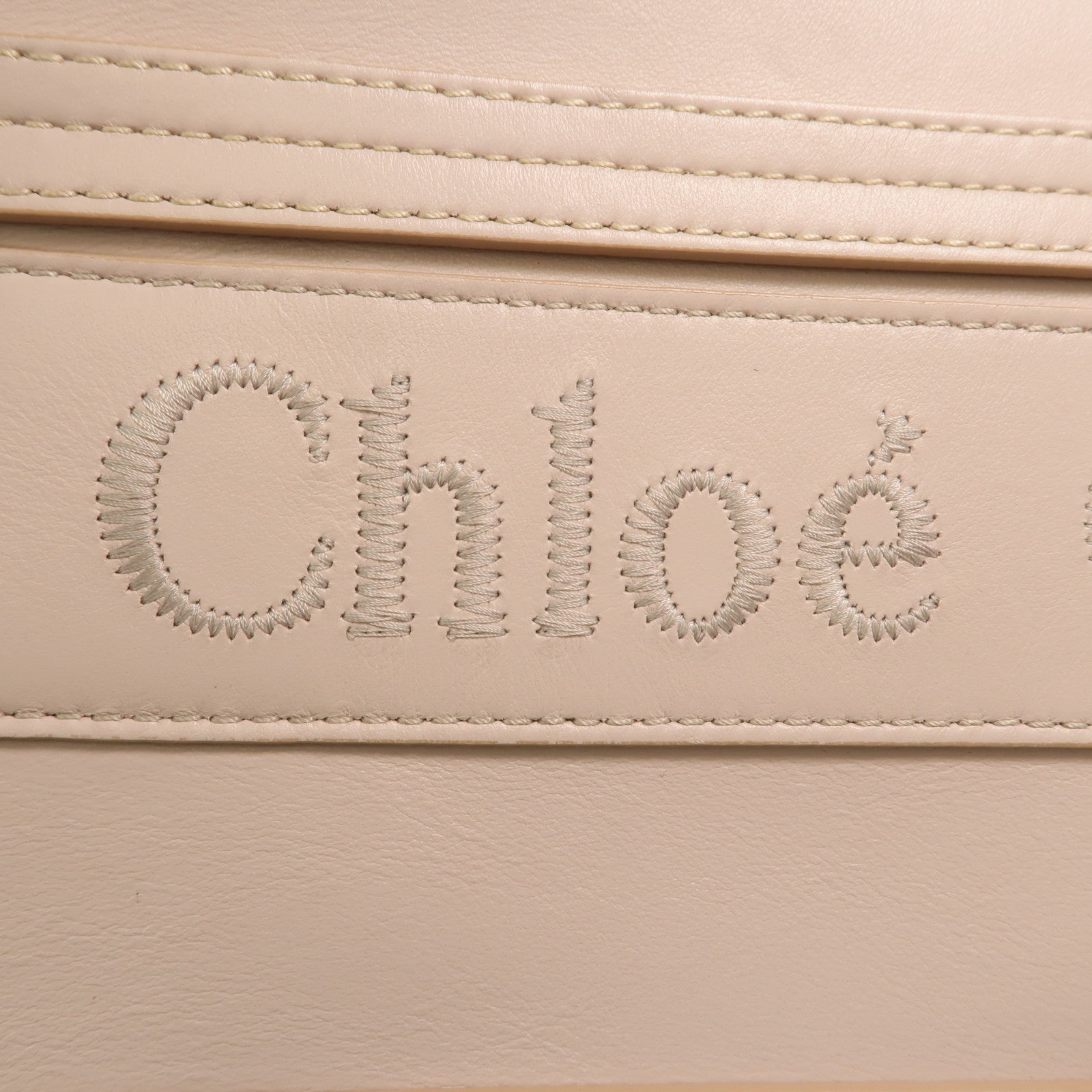 Chloe 牛皮皮革Woody Small手挽肩背兩用袋
