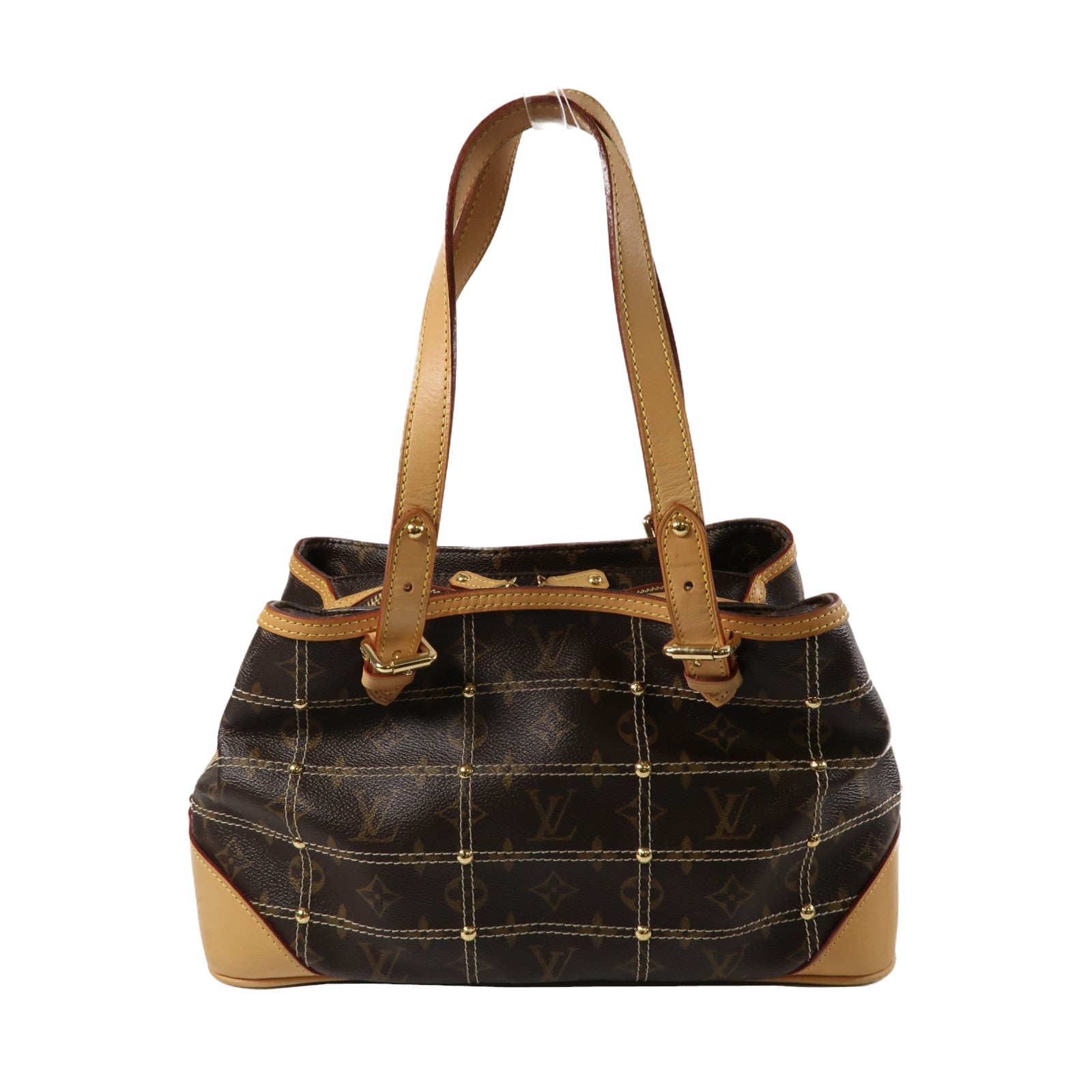LOUIS VUITTON Monogram Rivette金扣肩背袋啡色