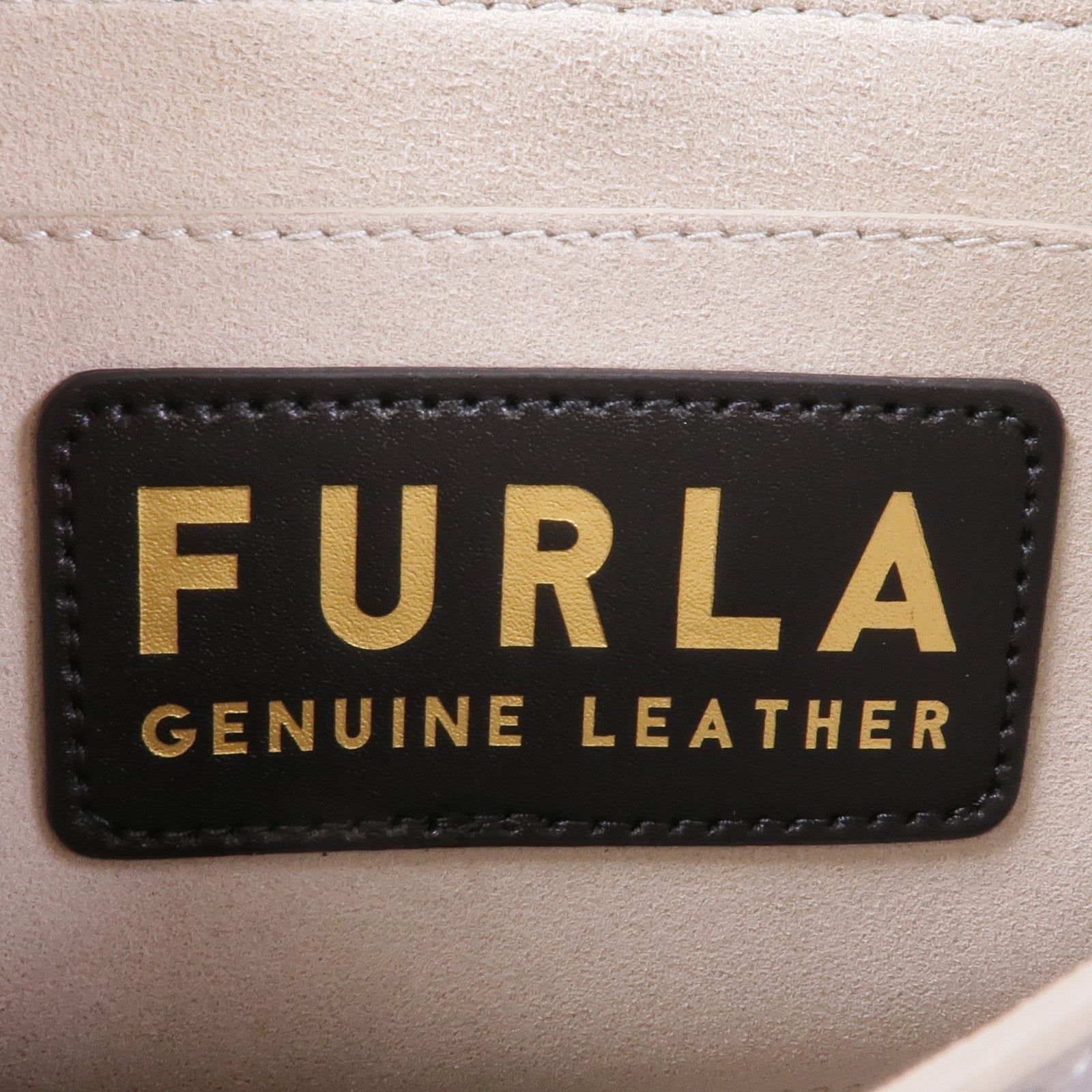 Furla 牛皮皮革Shoulder Bag金扣肩背袋