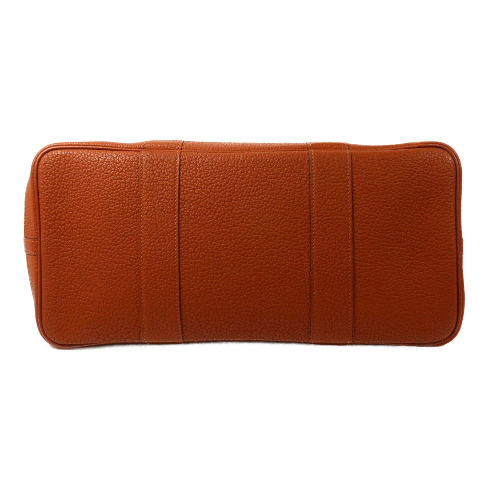 HERMES 帆布Garden Party PM手挽袋Orange