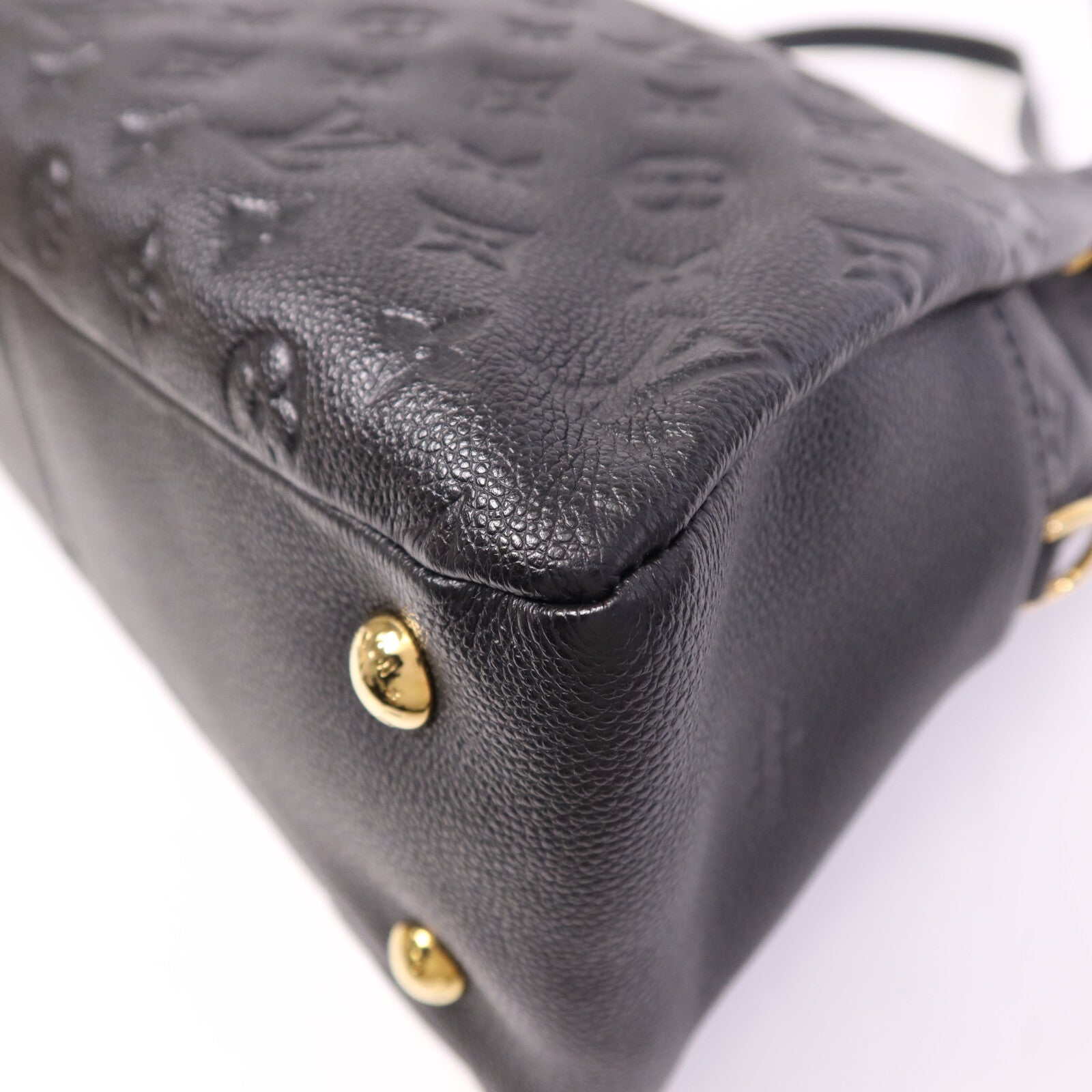 LOUIS VUITTON Monogram Empreinte Ponthieu MM金扣手挽肩背兩用袋