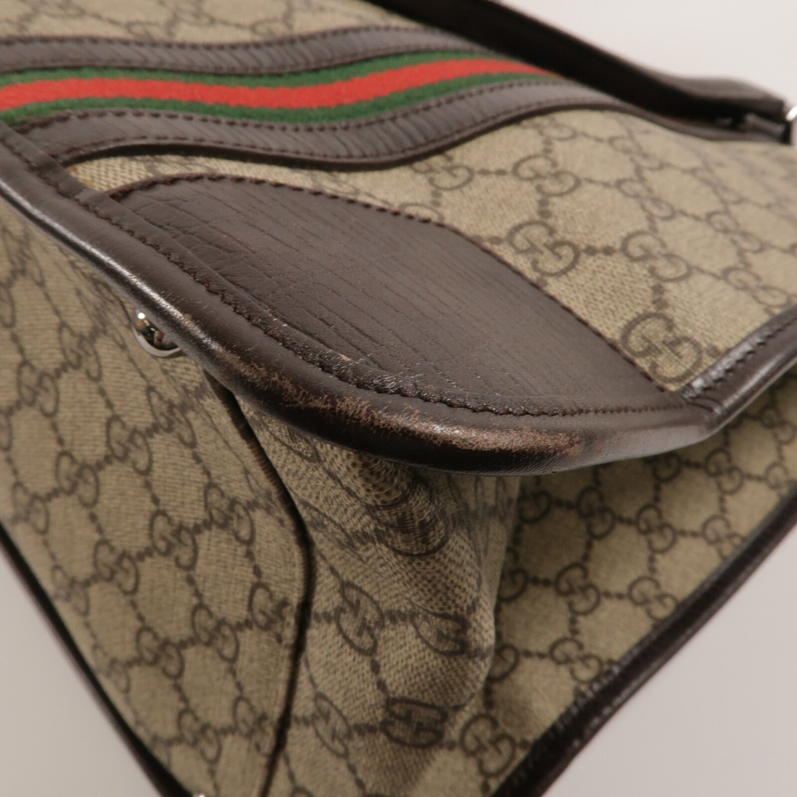 GUCCI 塗層帆布Sherry Shoulder Tote Bag手挽袋