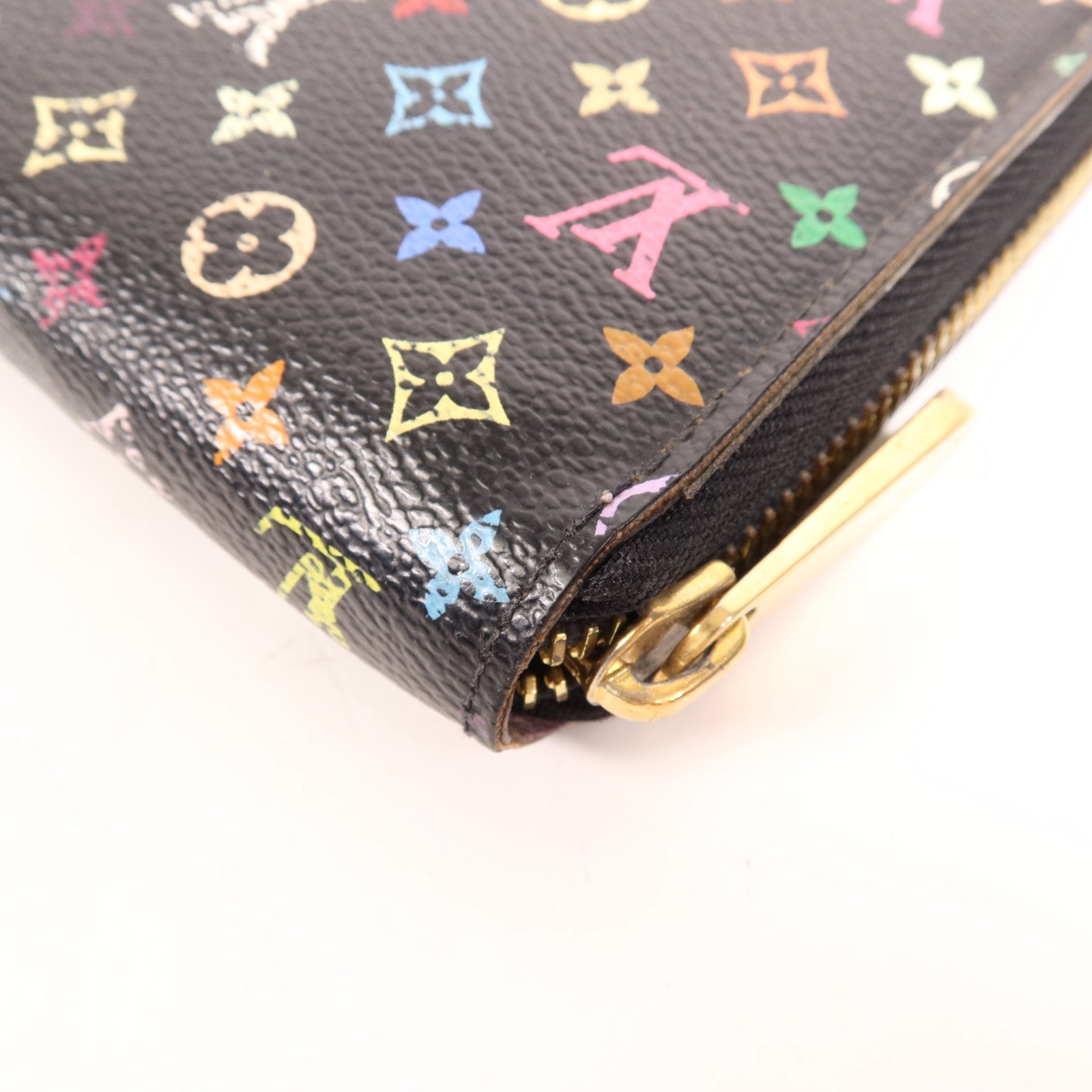 LOUIS VUITTON Monogram Multicolore Zipper Long Wallet金扣長錢包