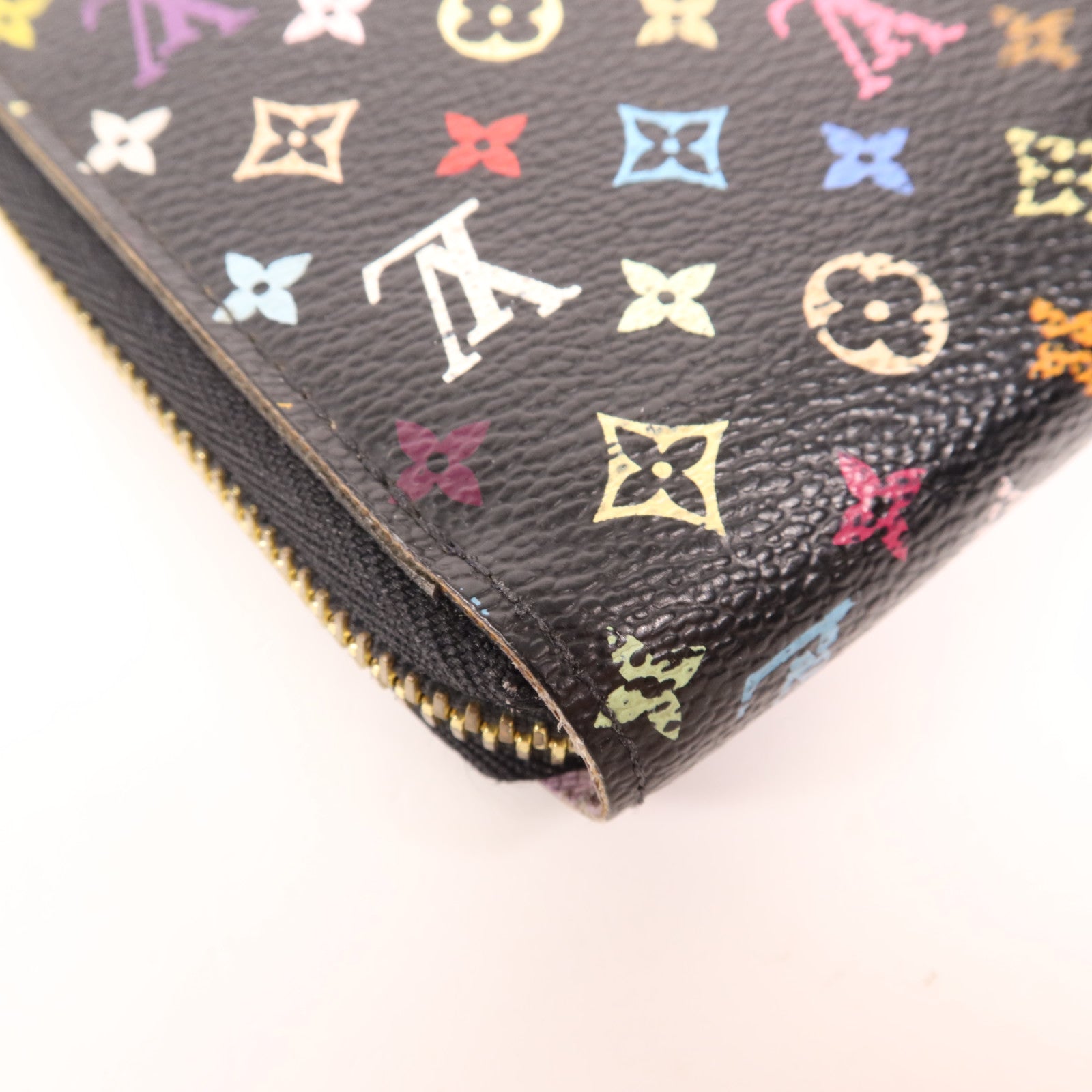 LOUIS VUITTON Monogram Multicolore Zipper Long Wallet金扣長錢包