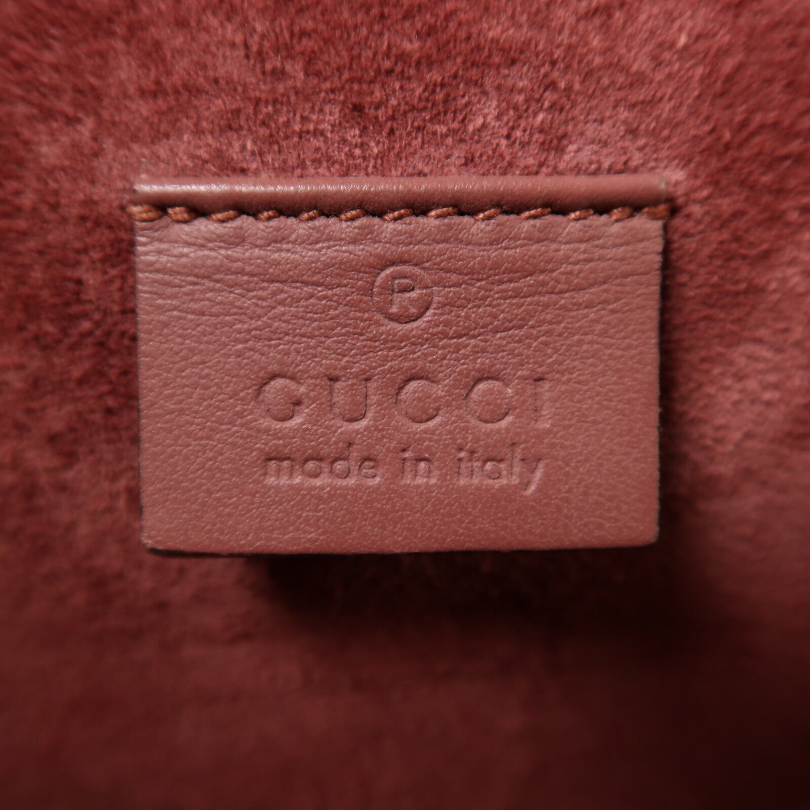 GUCCI 塗層帆布/麂皮皮革Dionysus鏈帶肩背袋