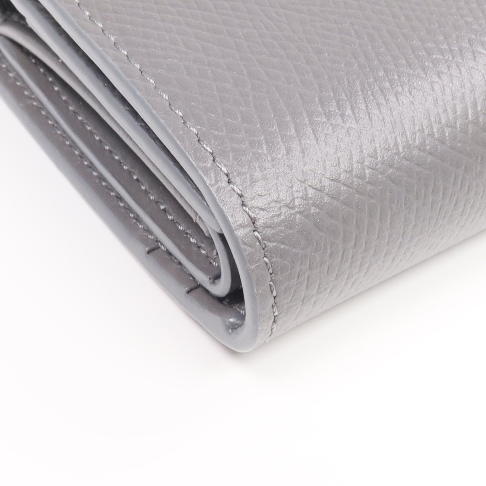CELINE 牛皮皮革Tri-Fold Wallet金扣錢包