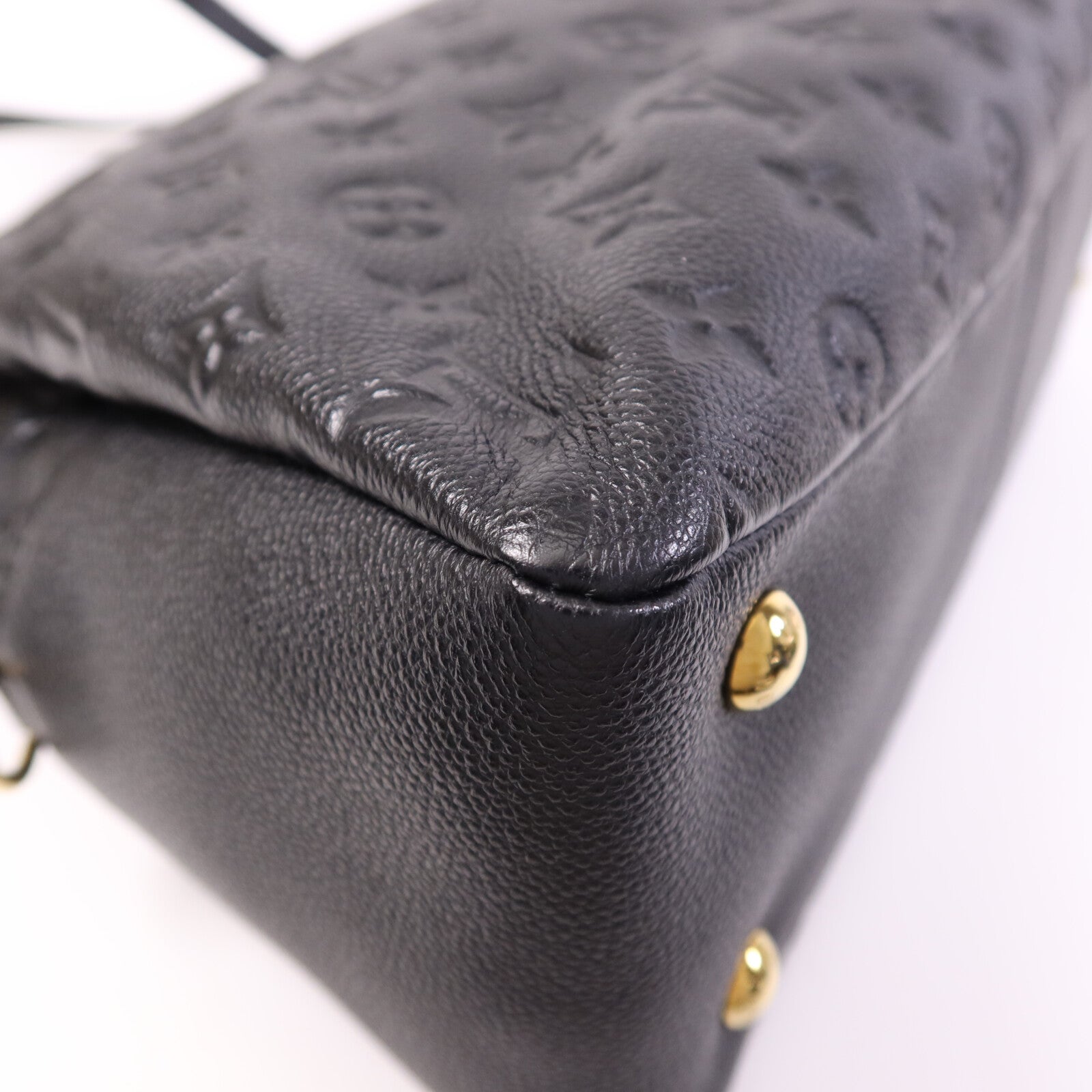 LOUIS VUITTON Monogram Empreinte Ponthieu MM金扣手挽肩背兩用袋