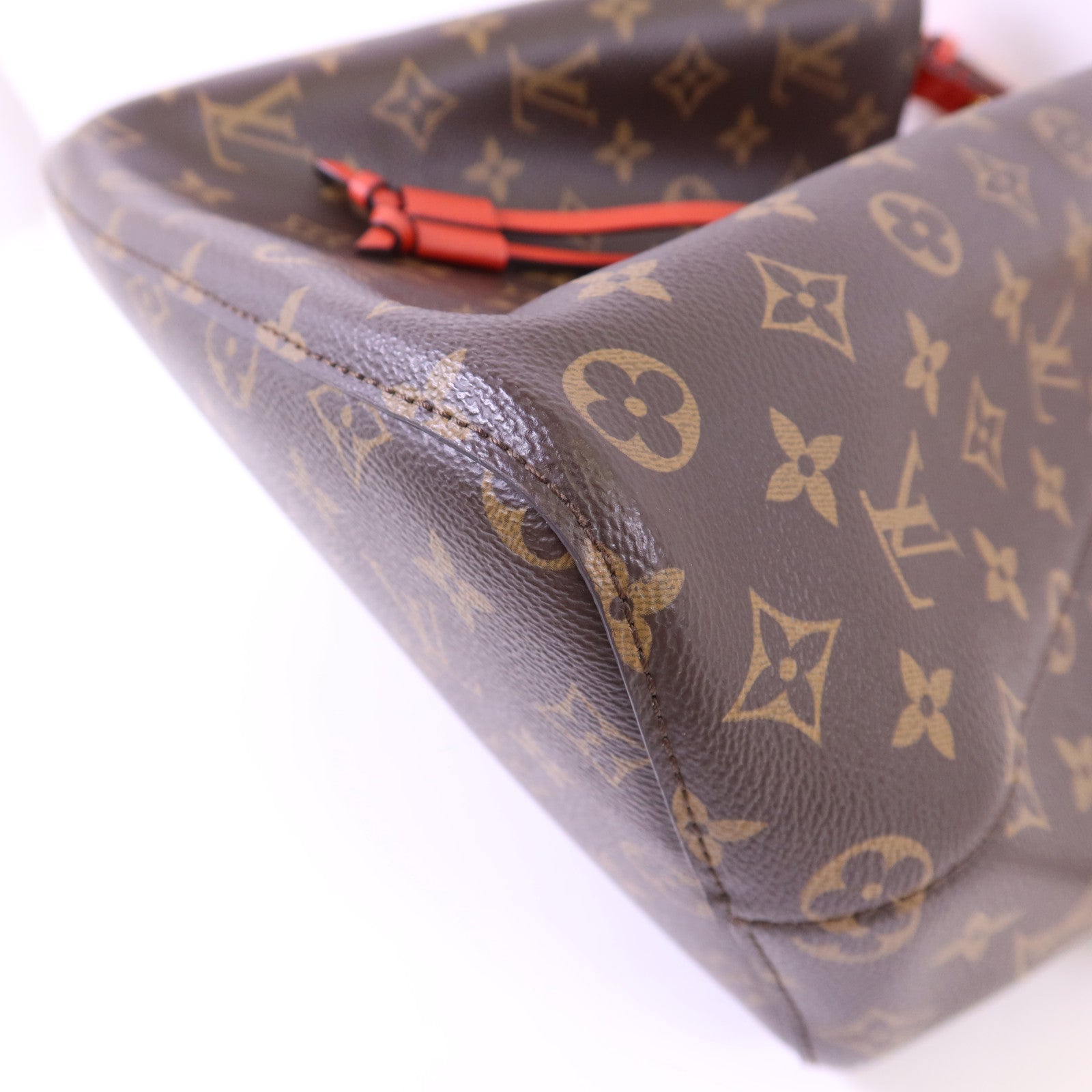 LOUIS VUITTON Monogram Neo Noe Bucket Bag金扣肩背袋Coquelicot